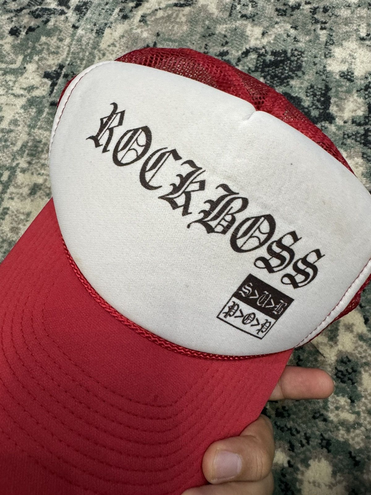 Vintage VINTAGE ROCKBOSS SUB POP TRUCKER HAT CAP Size ONE SIZE - 11 Thumbnail