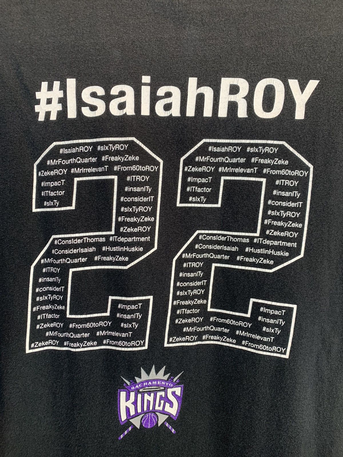 NBA × Reebok × Vintage RARE* Vintage Isaiah Thomas IT Factor Sacramento Kings Shirt Size US M / EU 48-50 / 2 - 4 Thumbnail