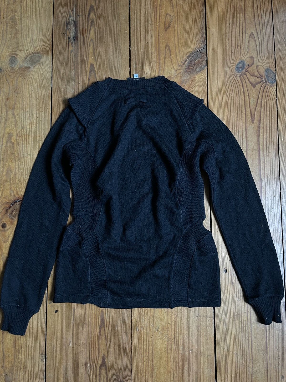 Jean Paul Gaultier 2000s JEAN PAUL GAULTIER reconstructed KNIT SWEATER Size US XS / EU 42 / 0 - 2 Thumbnail