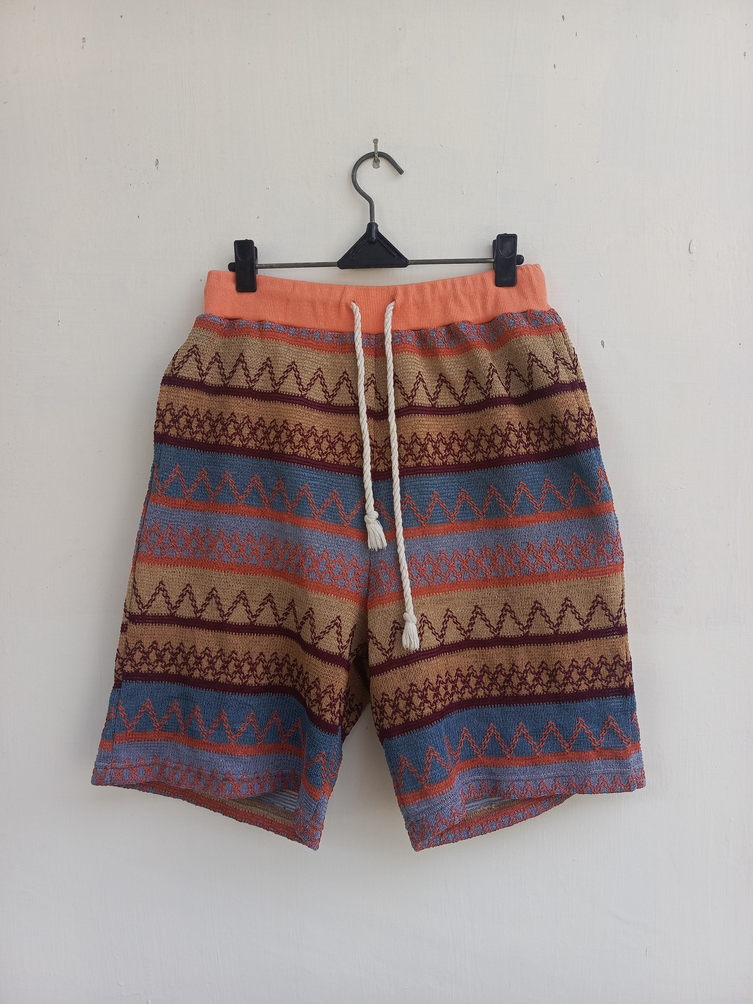 Japanese Brand Rainbow stitck short pants Size US 32 / EU 48 - 1 Thumbnail