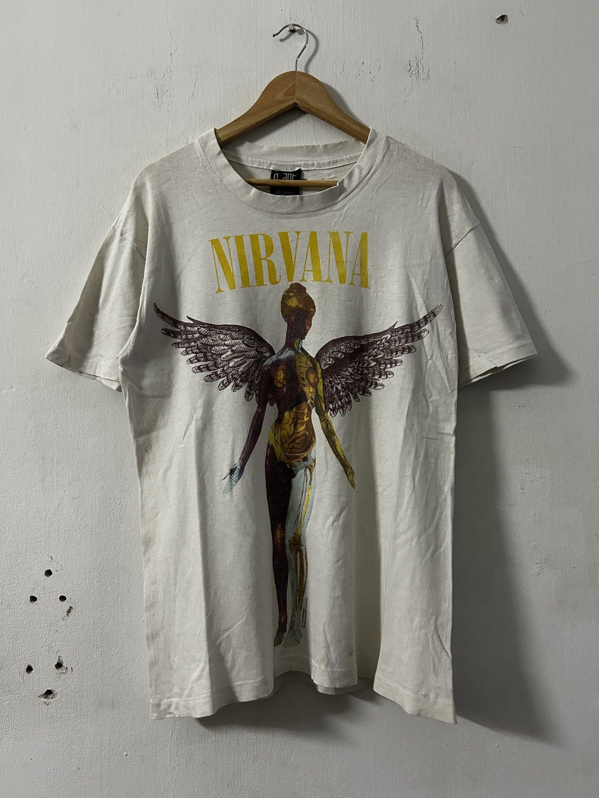 Band Tees Vintage 1993 Nirvana in Utero distressed ERD style Size US L / EU 52-54 / 3 - 1 Thumbnail