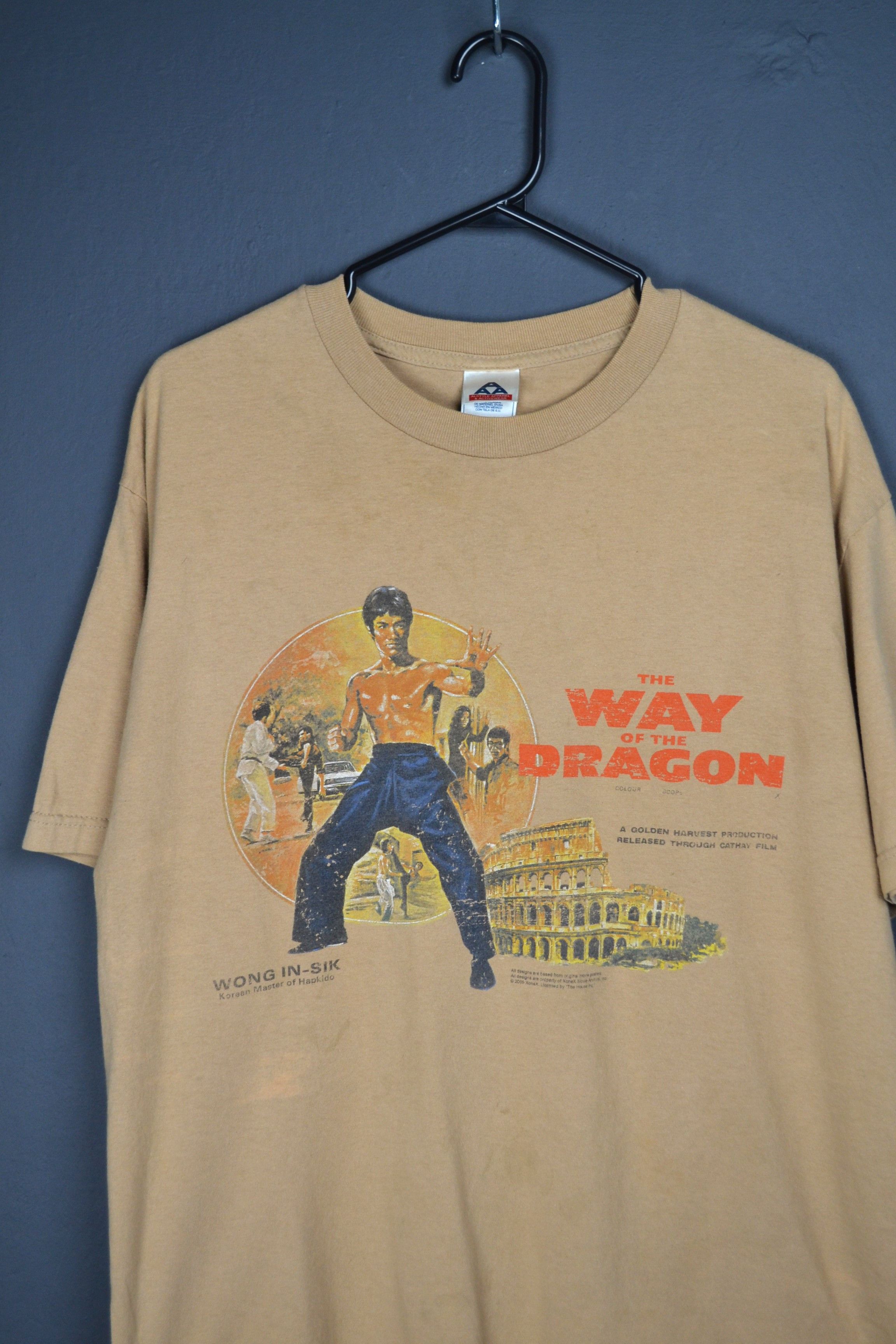 Vintage Bruce Lee Way Of The Dragon Movie T-shirt L 2005 Vintage Size US L / EU 52-54 / 3 - 1 Thumbnail