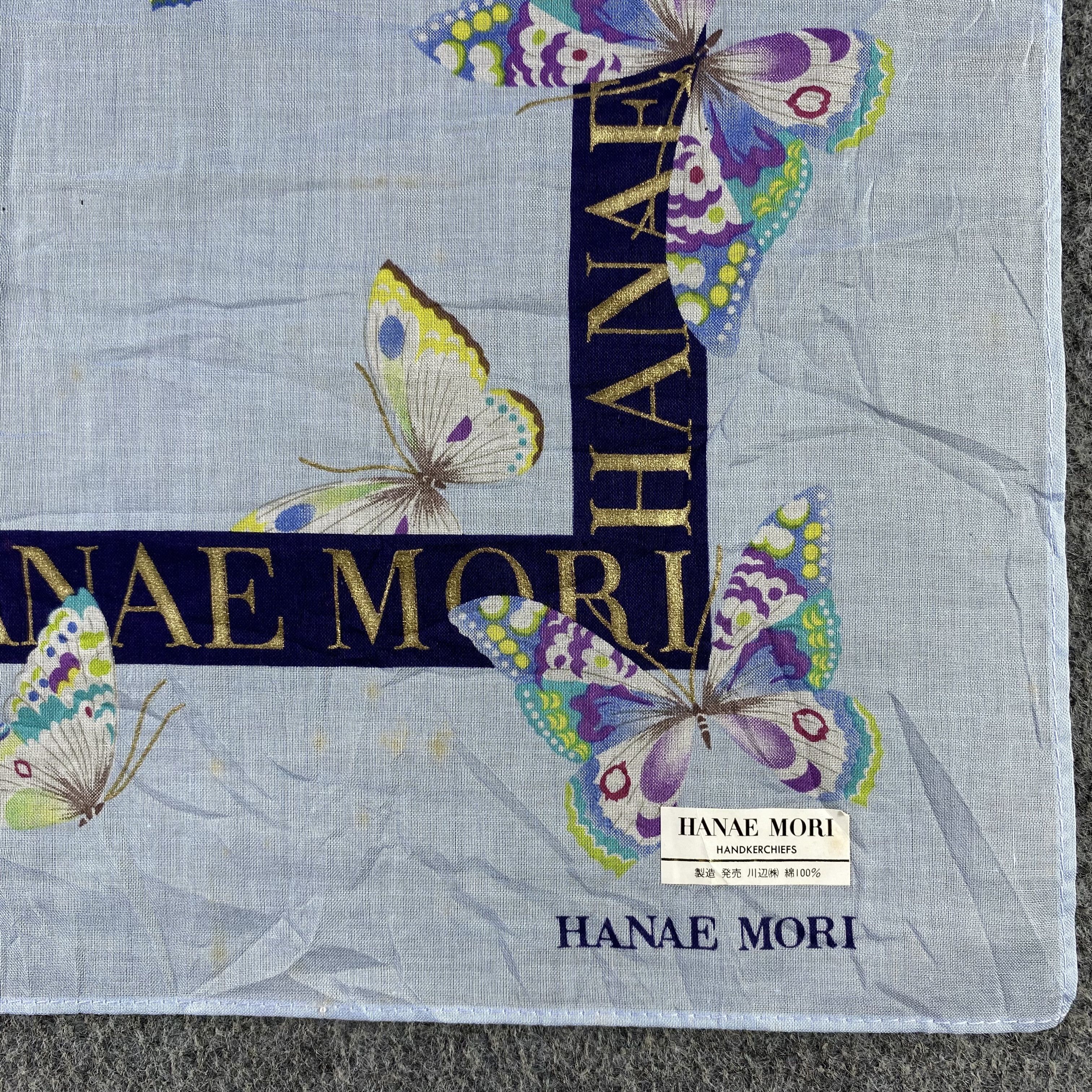 Hanae Mori Hanae Mori Handkerchief/Neckerchief/Bandana HC852 Size ONE SIZE - 3 Thumbnail