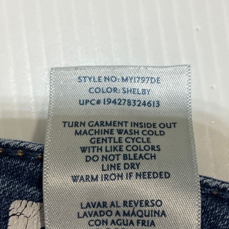 Seven 7 Seven7 Denim Shelby Blue High Rise Straight Capri Jeans 12 Size 34" / US 12 / IT 48 - 7 Thumbnail