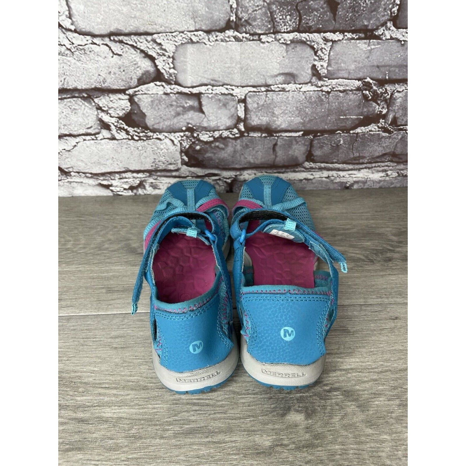 Merrell Merrell 61594 Blue Textile Synthetic Mesh Maryjane Strap Sho Size US 5 / IT 35 - 5 Thumbnail