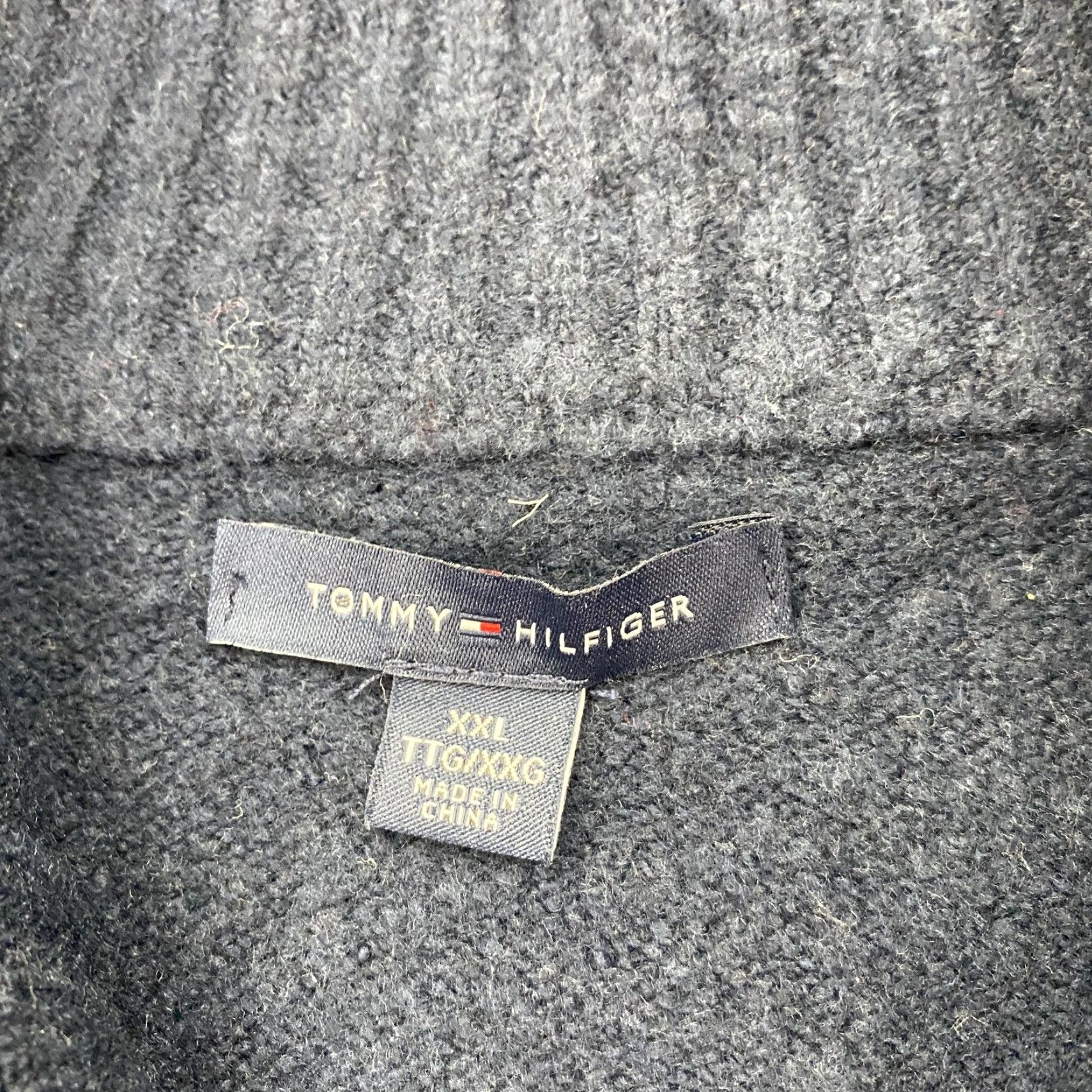 Tommy Hilfiger Tommy Hilfiger Sweater Women 2XL Navy Mock Neck Half Zip Knit Logo Embroidered Zipper Pullover Womens Size XXL / US 16-18 / IT 52-54 - 7 Thumbnail