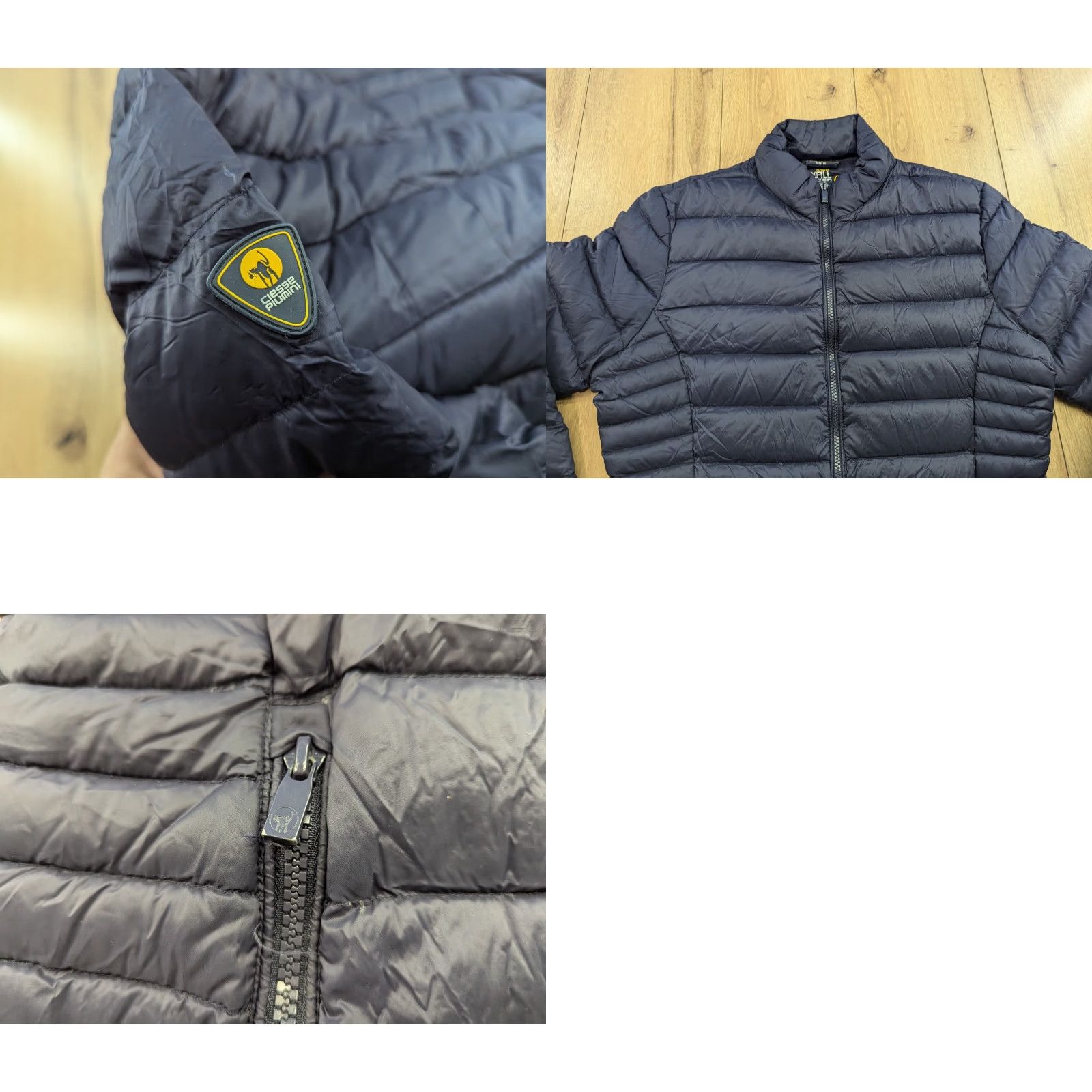Vintage Ciesse Piumini Ultralight Down Puffer Jacket Womens 50 Black Jacket Winter Active Outdoor Casual Long Zip Regular Down Mens Womens Girls Boys Size XL / US 12-14 / IT 48-50 - 10 Thumbnail