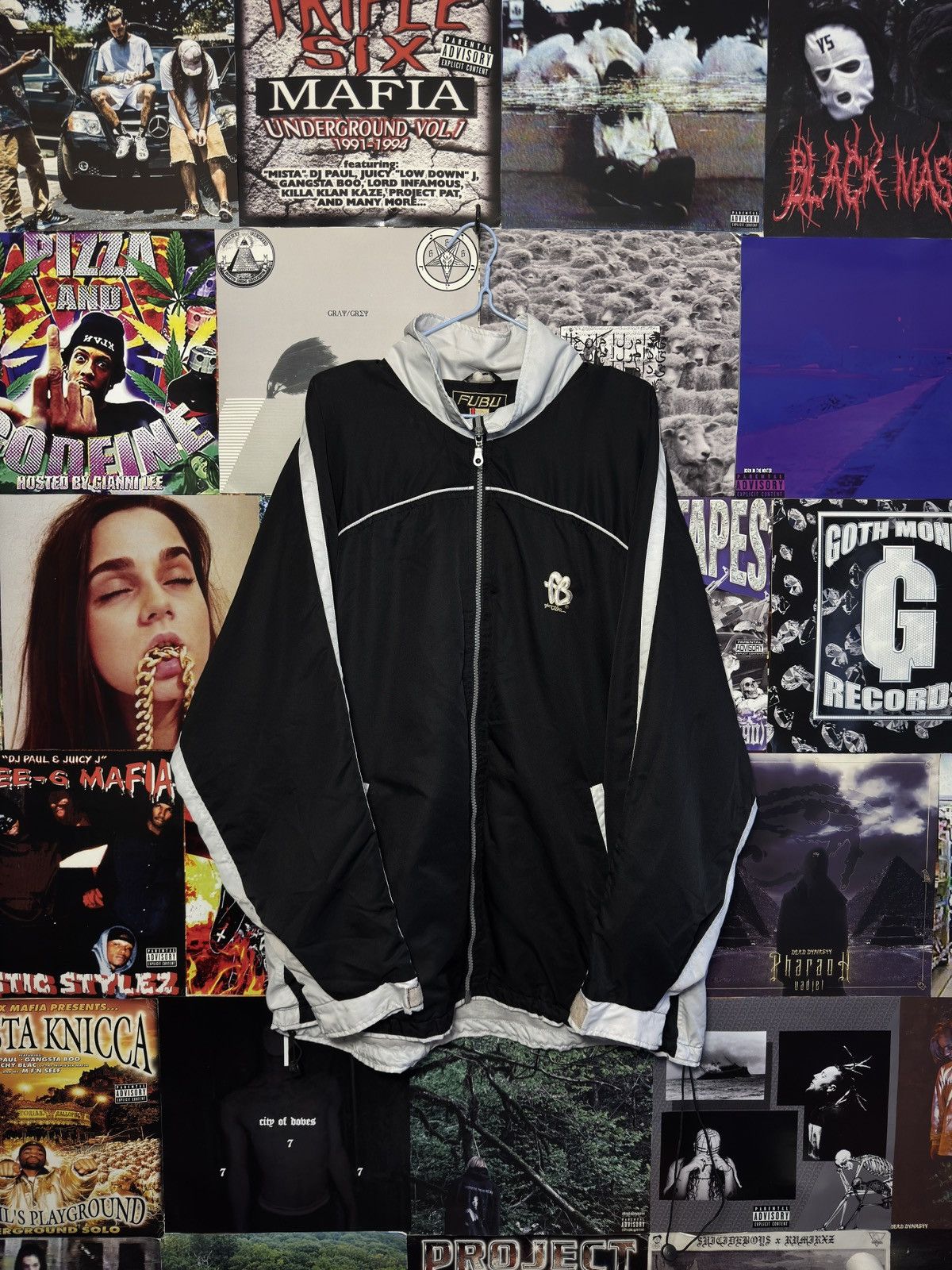 Fubu Vintage Nylon Fubu Track Jacket Big Logo Size US XL / EU 56 / 4 - 3 Thumbnail