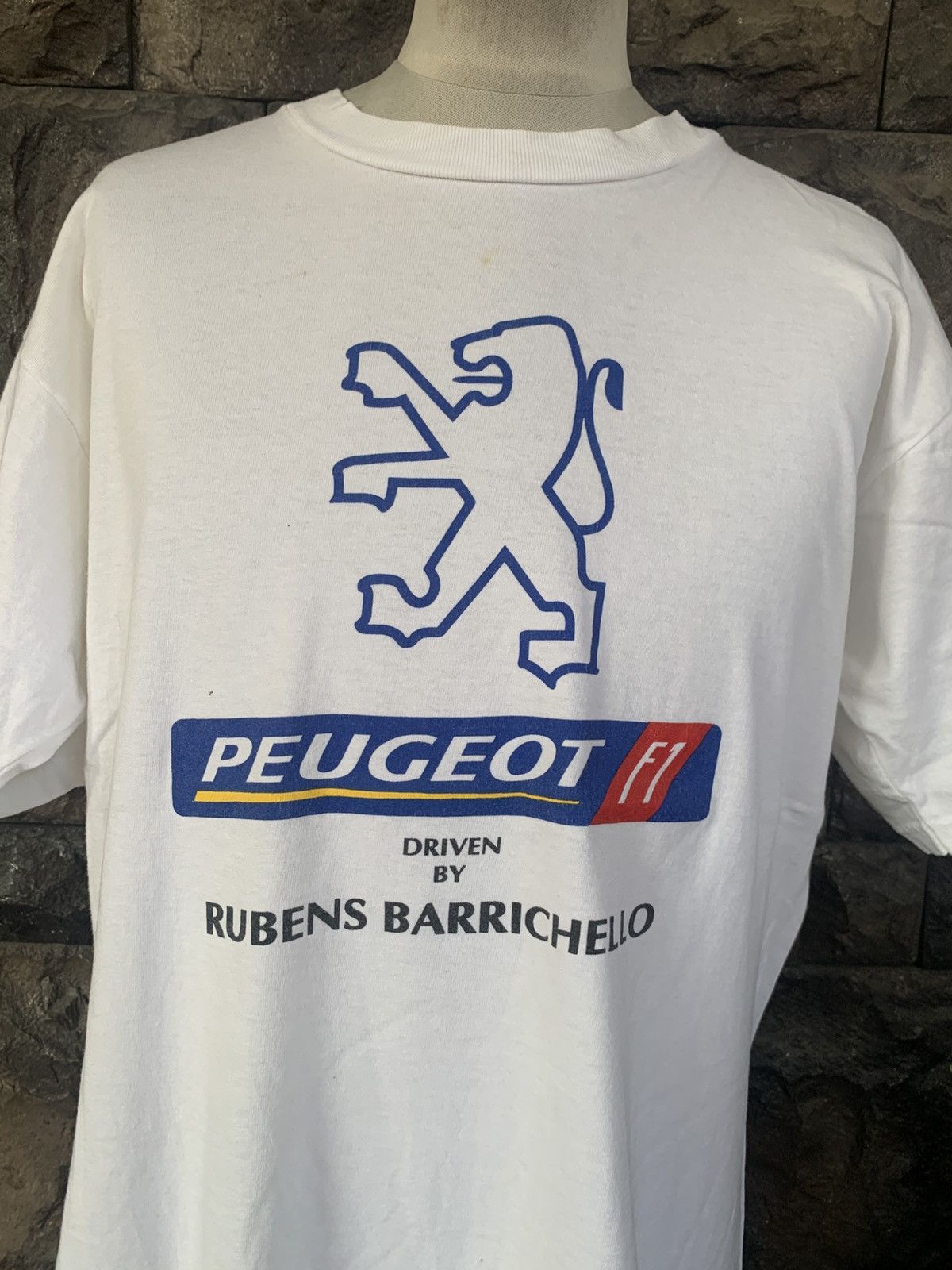 Formula 1 × Vintage Vintage 90s Rubens Barrichello Peugeot Formula 1 F1 Racing Size US L / EU 52-54 / 3 - 2 Thumbnail