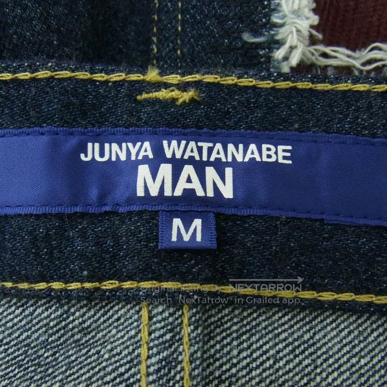 Junya Watanabe Junya Watanabe size M Patchwork Denim Pants Size US 27 - 3 Thumbnail