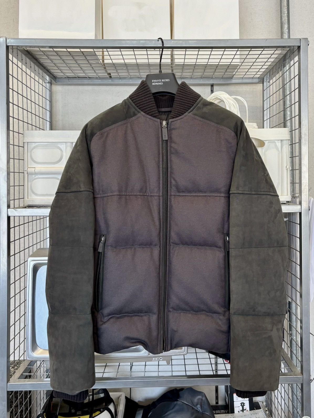 Berluti Berluti 17AW leather suede puffer jacket Size US S / EU 44-46 / 1 - 1 Thumbnail