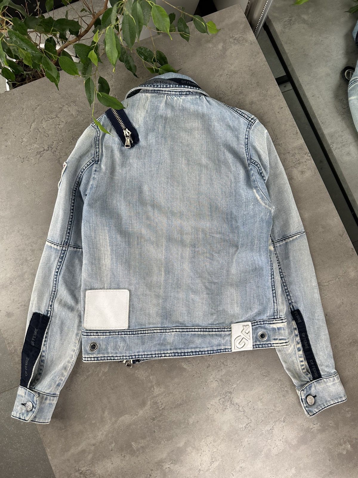GF Ferre GF Ferre Denim Jacket Size S / US 4 / IT 40 - 9 Thumbnail