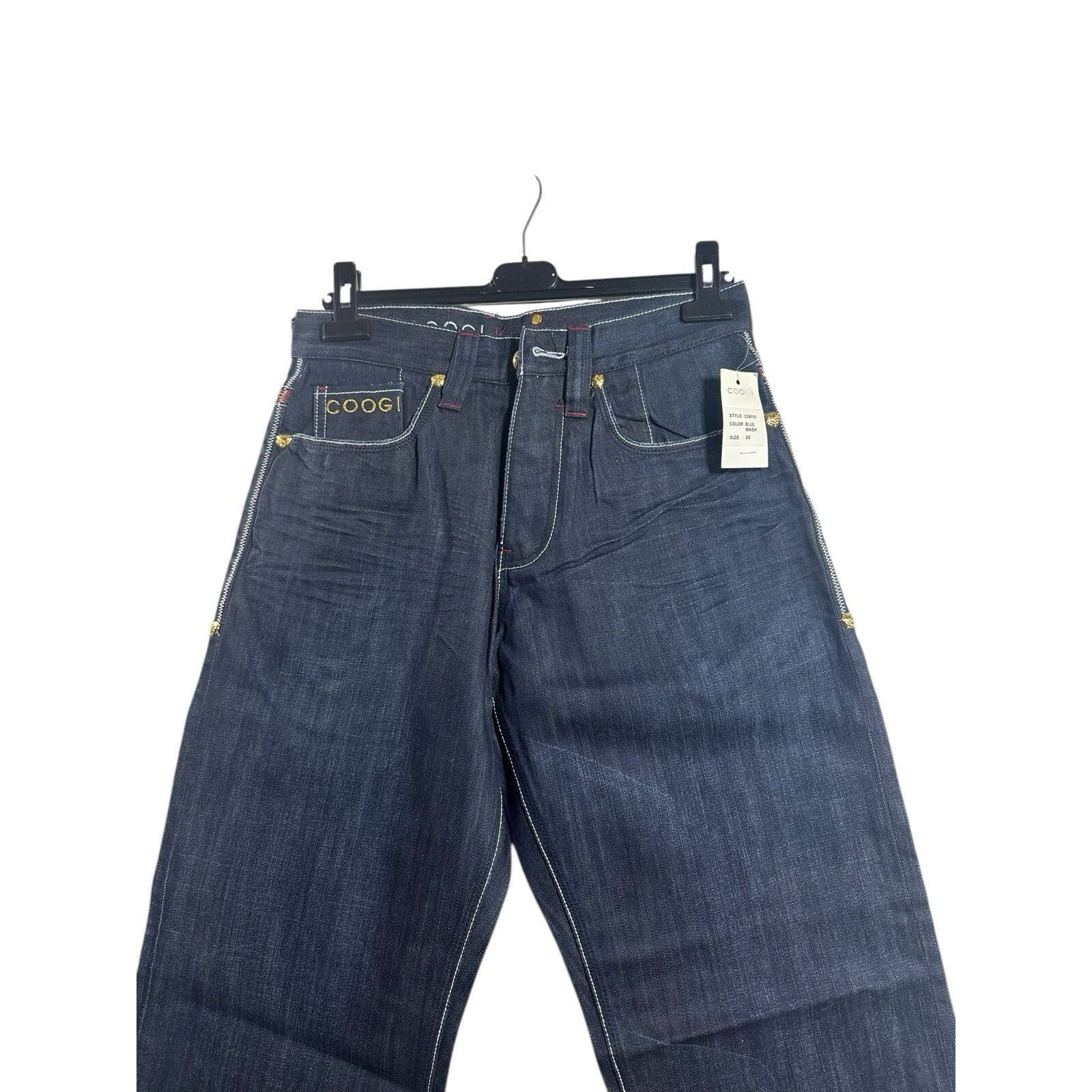 Coogi Vintage Coogi Jeans Y2K Hip Hop Baggy Wide Leg Embroidered R Size US 30 / EU 46 - 2 Thumbnail