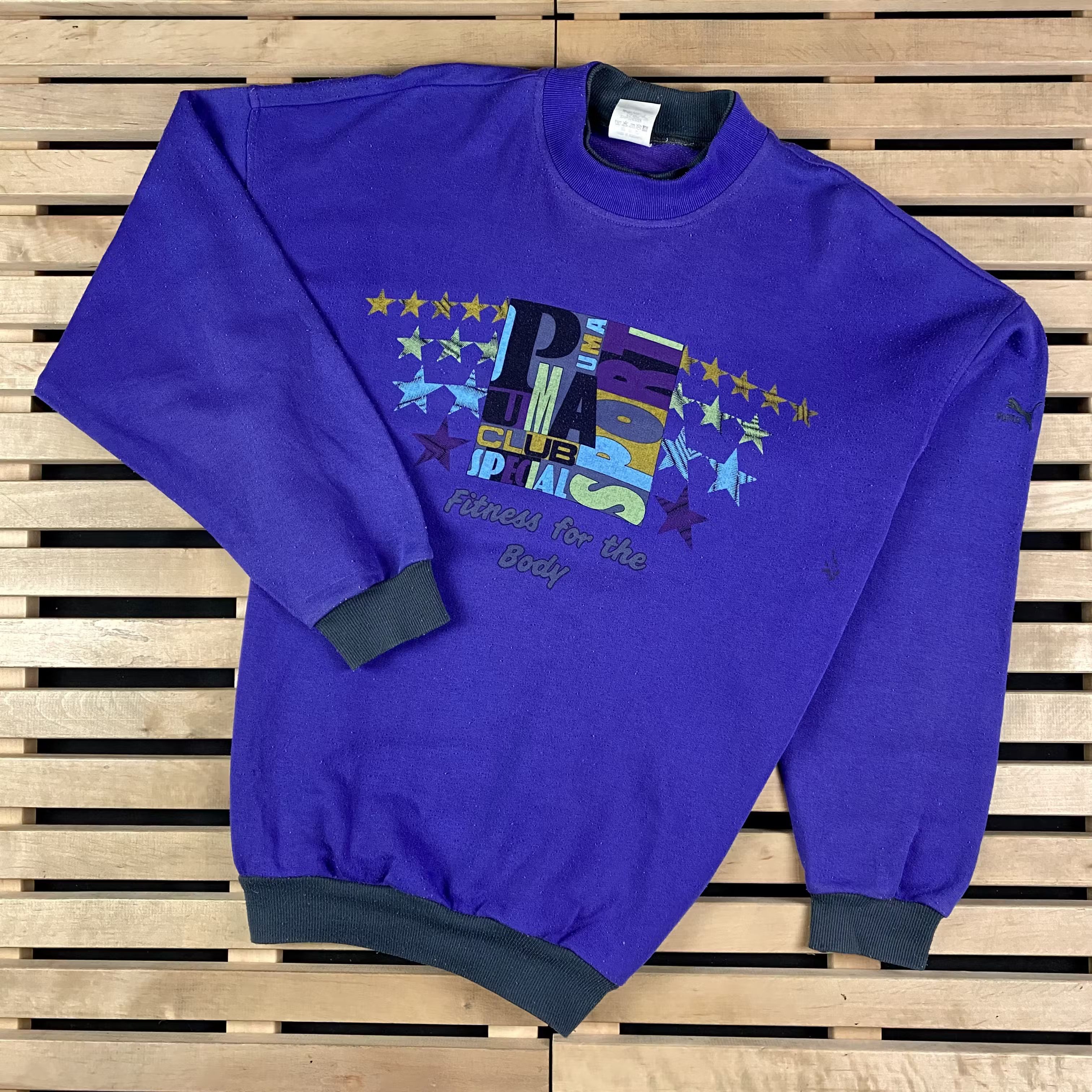 Puma × Vintage Men’s Sweatshirt Long Sleeve Puma Vintage Size M Size US M / EU 48-50 / 2 - 1 Thumbnail