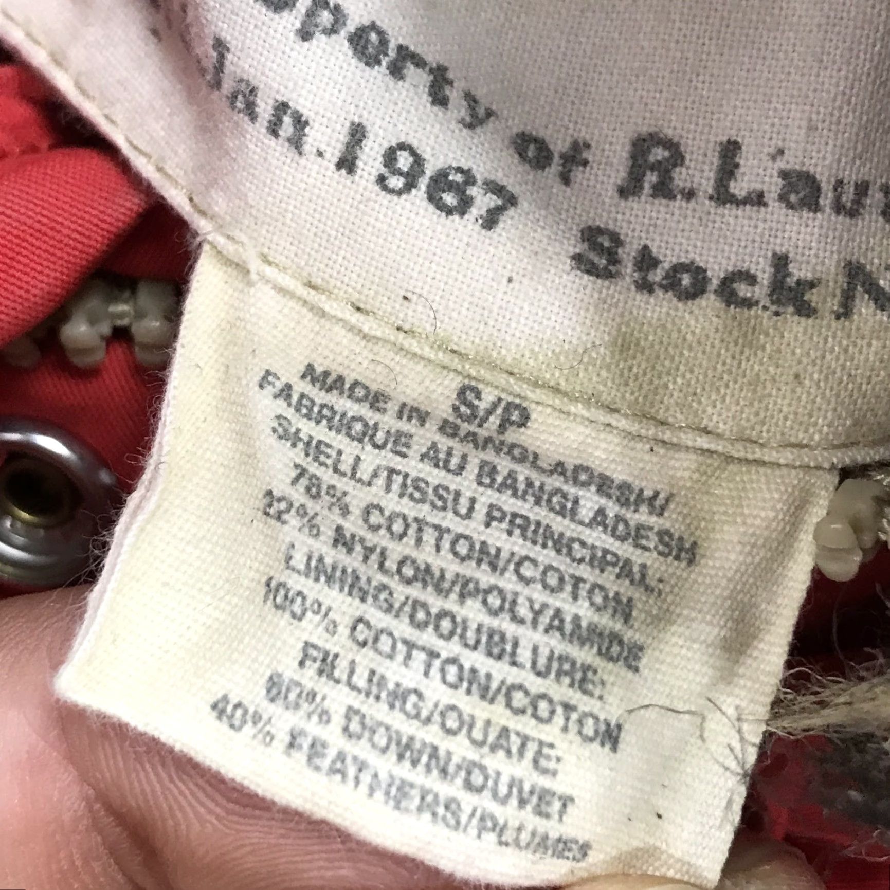 Vintage Denim & Supply Ralph Lauren Vest Womens Small Red Fur Trim Down Puffer Hood Snap Vest Vintage S Womens Size S / US 4 / IT 40 - 5 Thumbnail