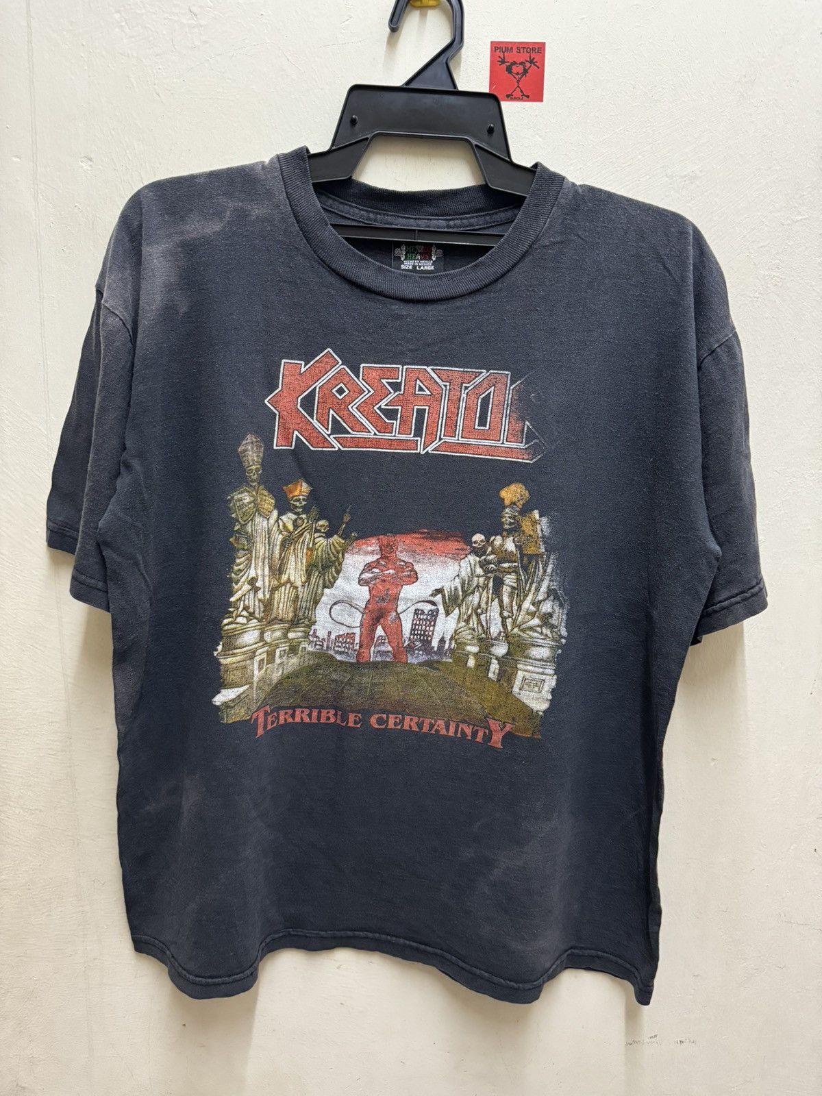 Band Tees × Vintage Vintage Kreator Size US L / EU 52-54 / 3 - 1 Thumbnail