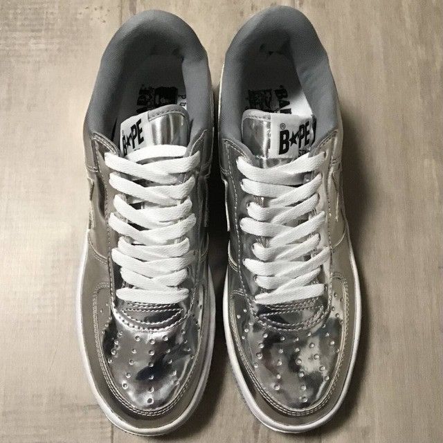 Bape × Nigo 2010 Shark Silver Foil BAPE STA sneakers a bathing ape NIGO Size US 9 / EU 42 - 2 Thumbnail