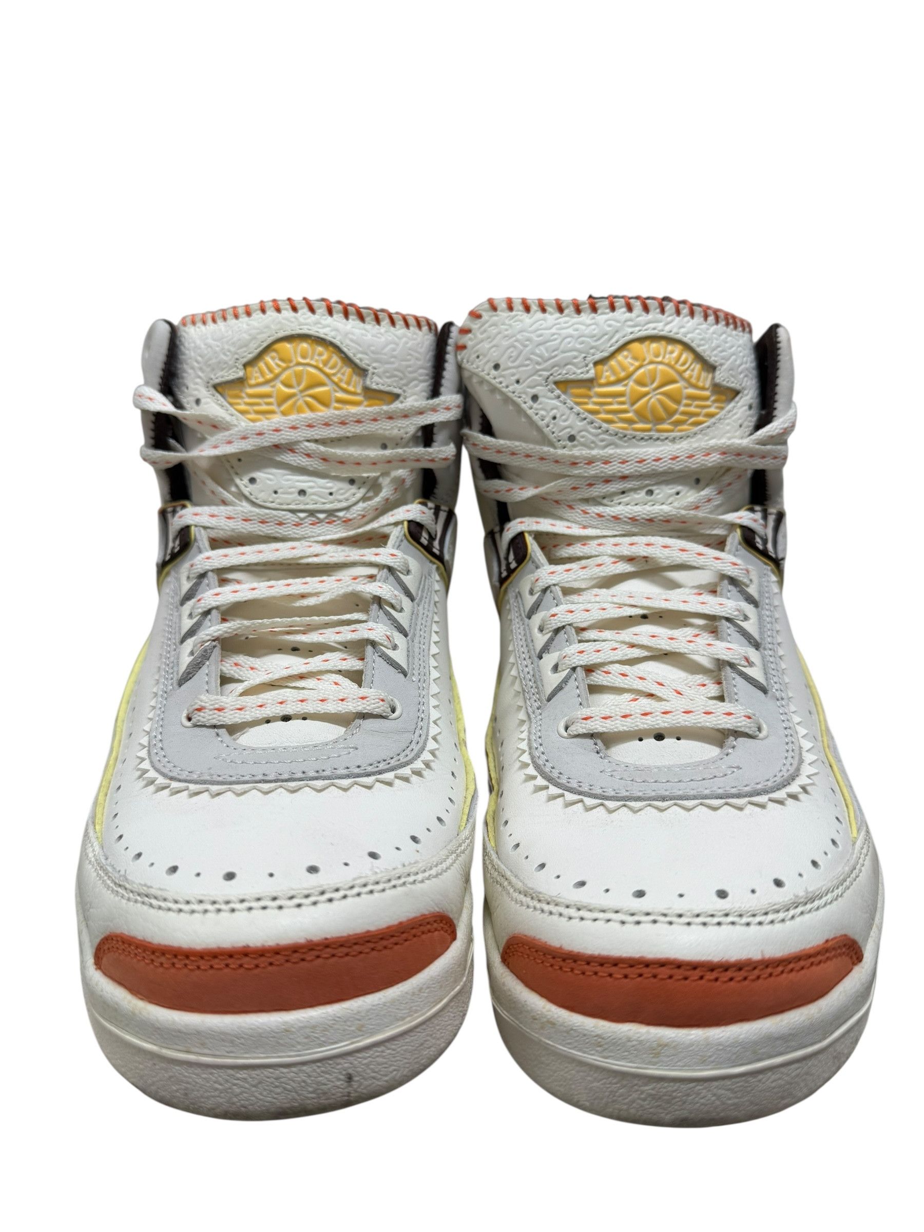 Jordan Brand Jordan 2 Retro Maison Chateau Rouge Orange Size US 10 / EU 43 - 2 Thumbnail