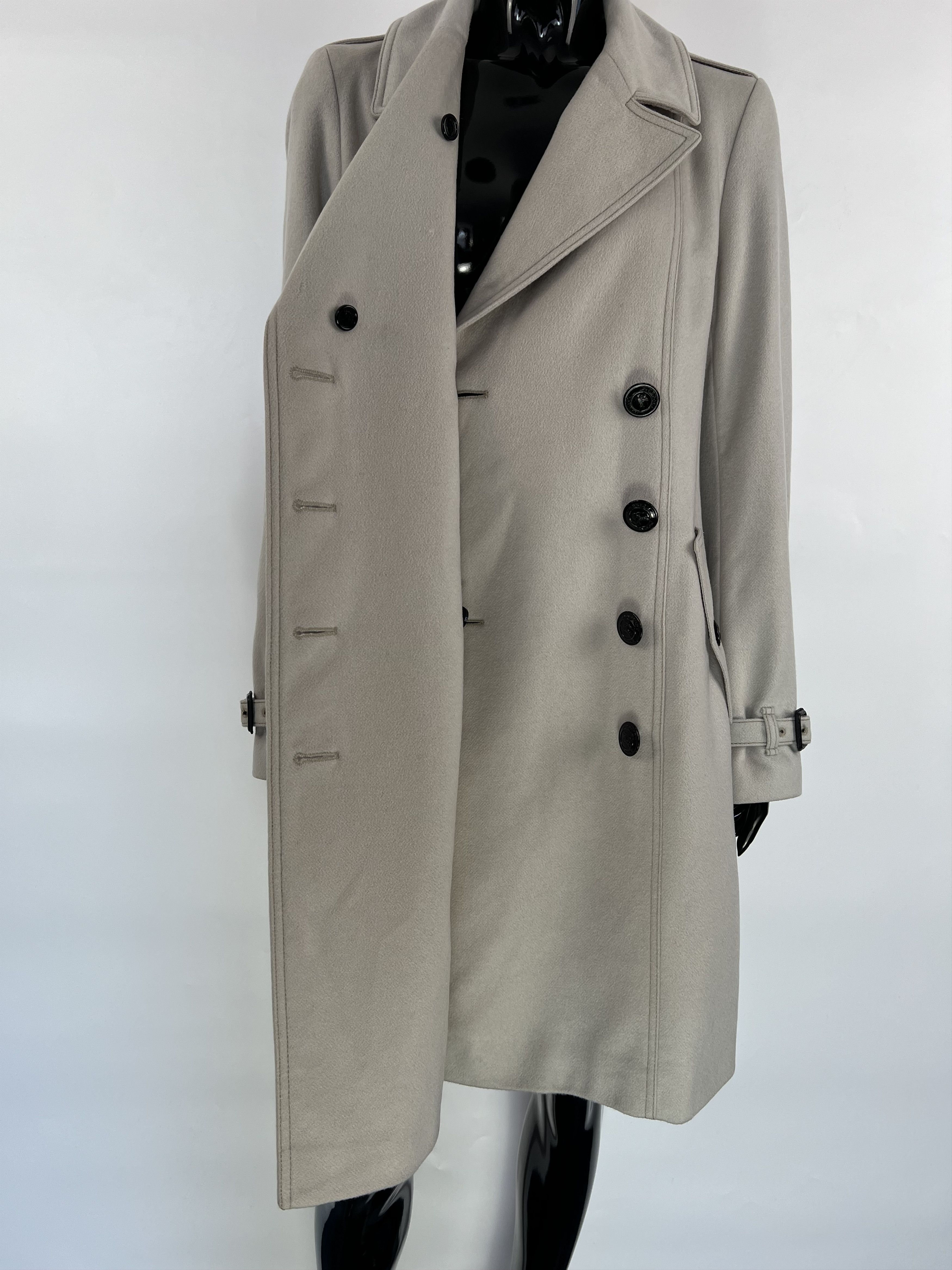 Burberry Burberry 100% Cashmere Double Breasted Coat Size US 8 Size M / US 6-8 / IT 42-44 - 14 Thumbnail