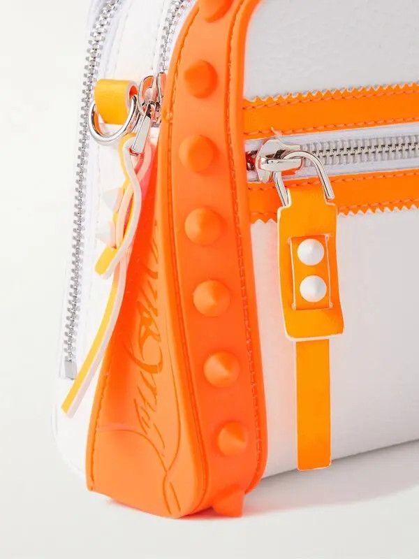 Christian Louboutin o1s1wg110125 Size: OS/Leather Messenger Bag in Orange Size ONE SIZE - 4 Thumbnail
