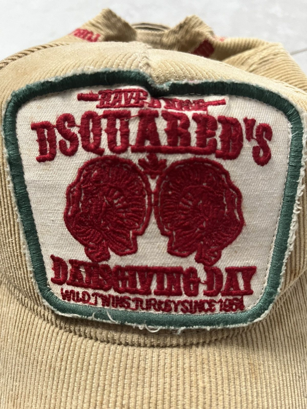 Dsquared2 00s Dsquared2 Corduroy Hat Size ONE SIZE - 2 Thumbnail