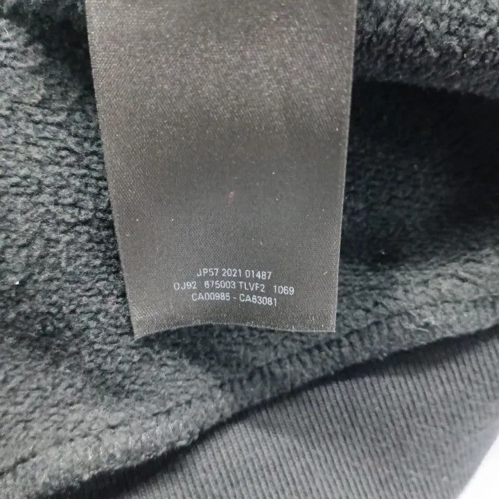Balenciaga Balenciaga Black Oversized Letter Print Hoodie 0079-2507 Size S / US 4 / IT 40 - 4 Thumbnail