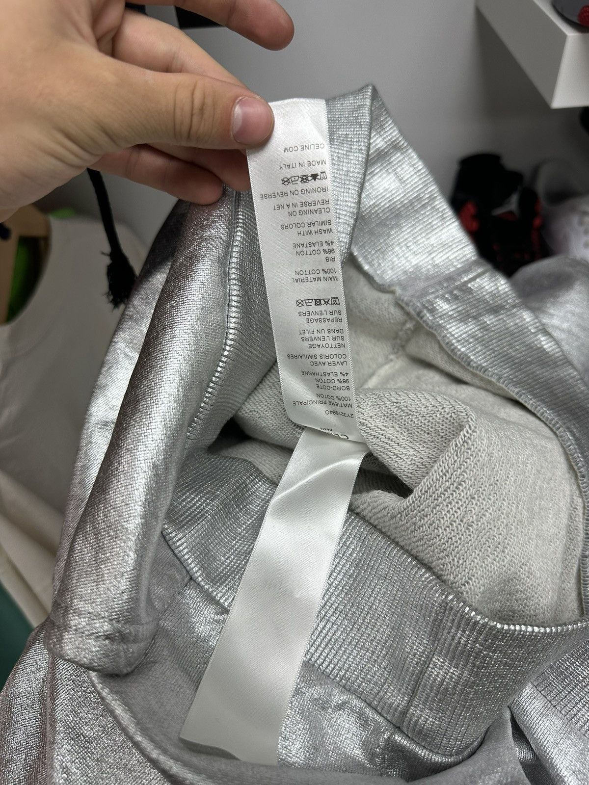 Celine Celine Foil Reflective Sweatshirt Size US S / EU 44-46 / 1 - 5 Thumbnail