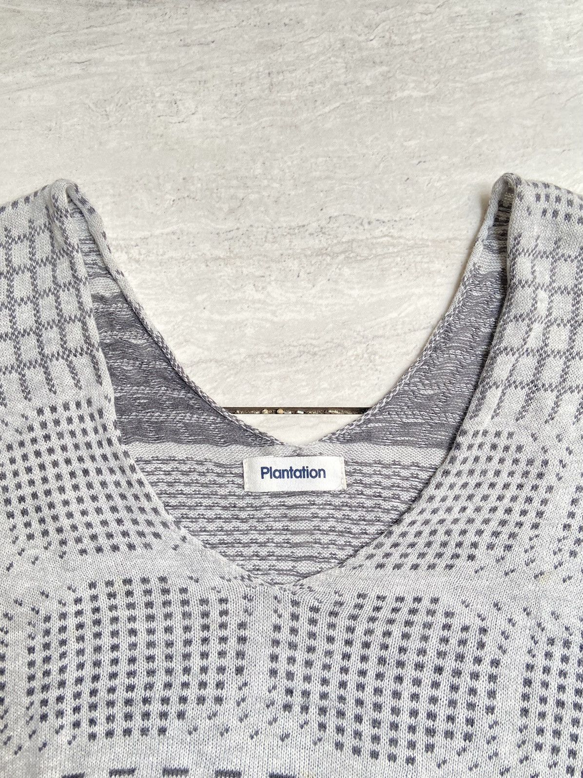 Designer × Issey Miyake × Japanese Brand Issey Miyake PLANTATION Grey Knit Tank Top Size US L / EU 52-54 / 3 - 9 Thumbnail