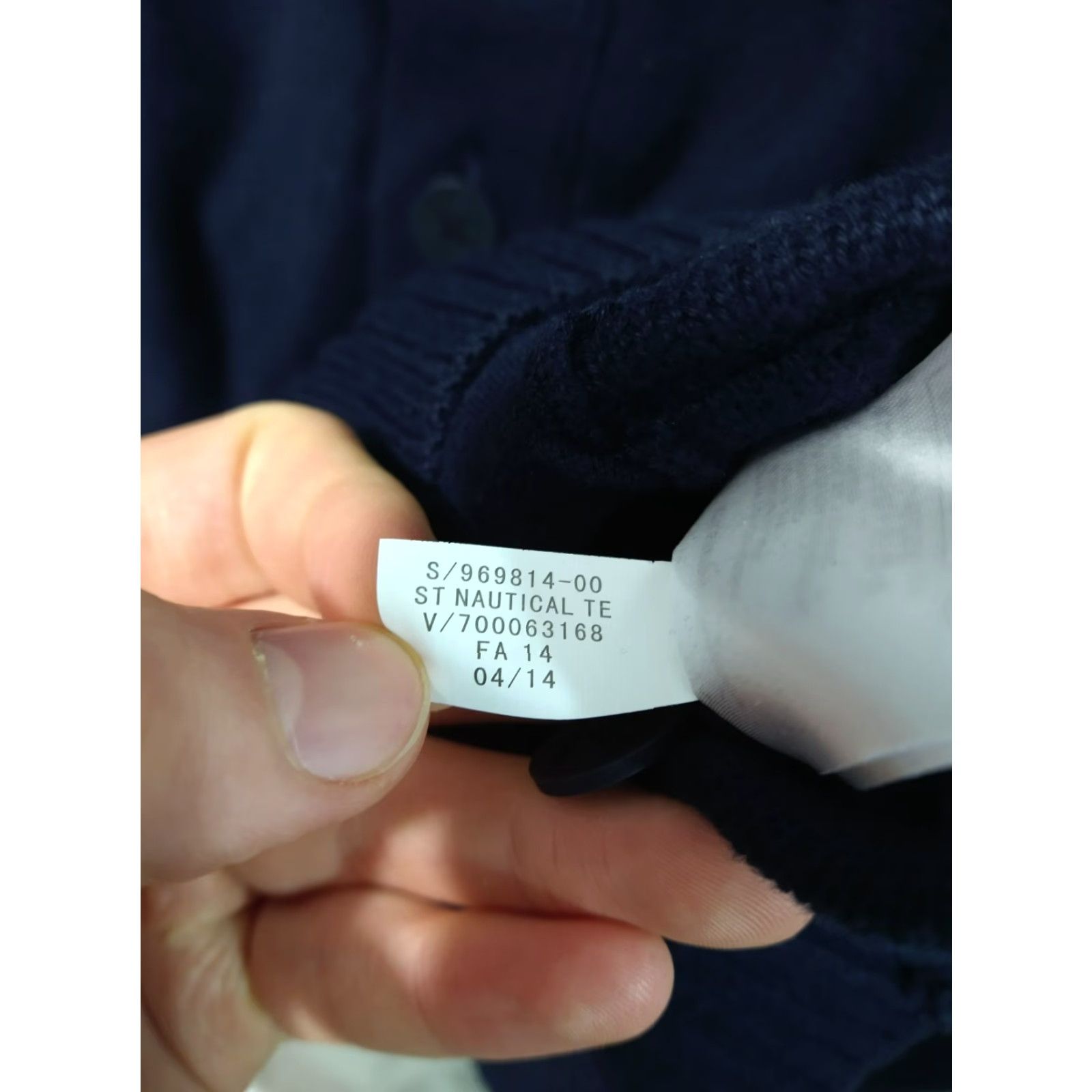 Banana Republic Banana Republic Sweater Cardigan Mens XL Blue Cotton Mock Neck Knit Winter Fall Spring Casual Regular Fit Mens Size US XL / EU 56 / 4 - 7 Thumbnail