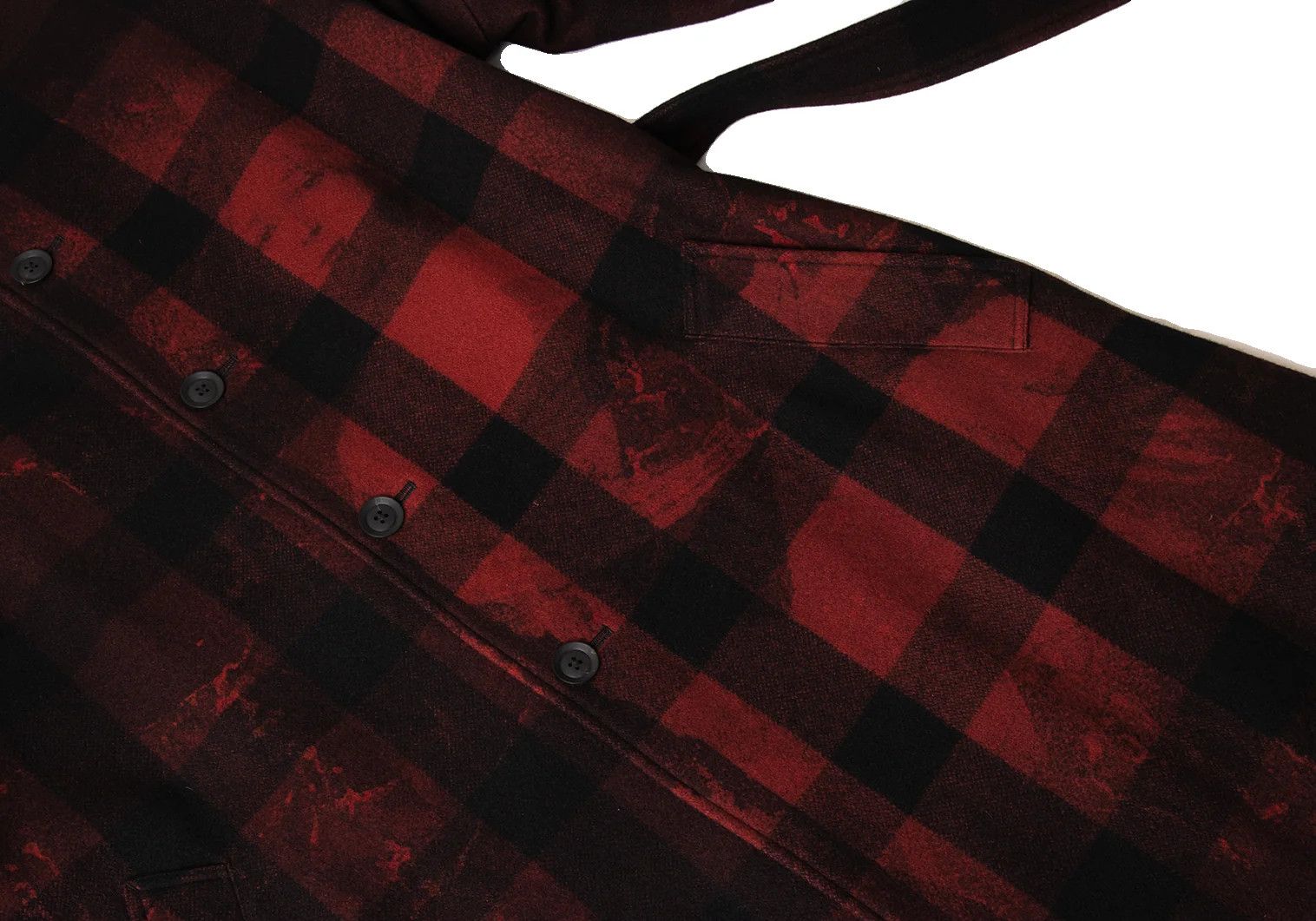 Yohji Yamamoto Yohji Yamamoto Stand Collar Coat Black Red Size US S / EU 44-46 / 1 - 10 Thumbnail