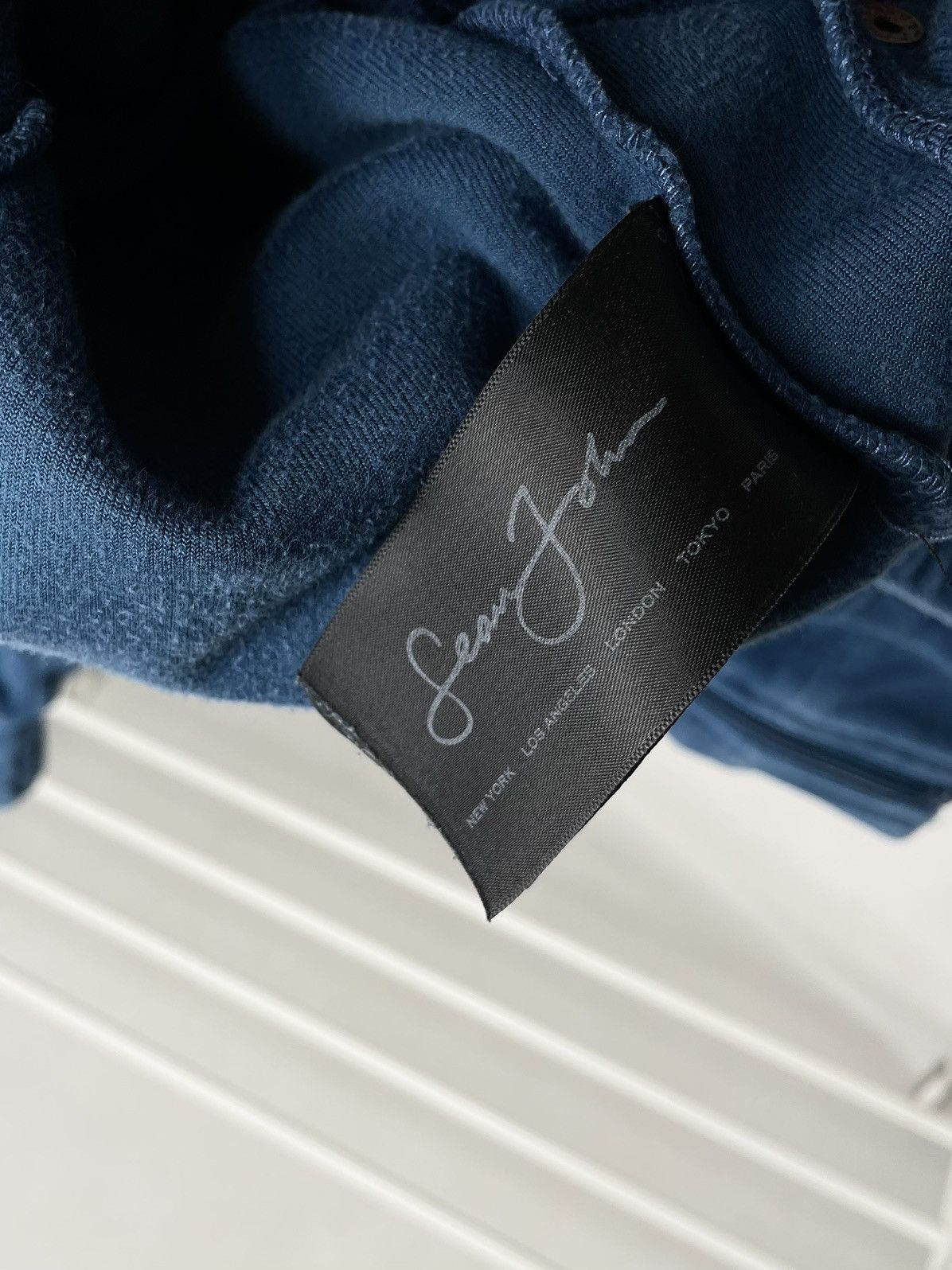 Sean John Sean John ( Size XL ) Blue Velour zip up Sweatshirt Pullover Size US XL / EU 56 / 4 - 13 Thumbnail