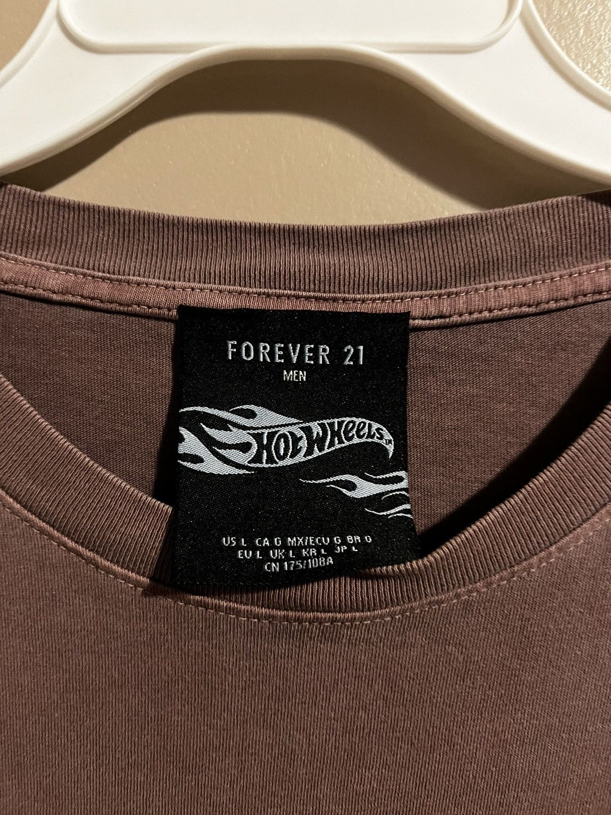 Forever 21 Hot Wheels x Forever 21 Maroon Brown Racing Tee Size US L / EU 52-54 / 3 - 2 Thumbnail
