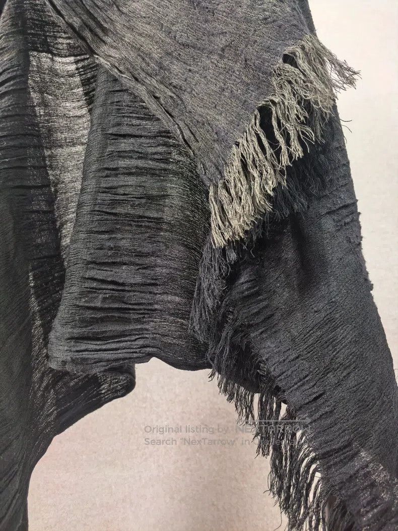Issey Miyake Issey Miyake Black Pleated Scarf Size ONE SIZE - 2 Thumbnail