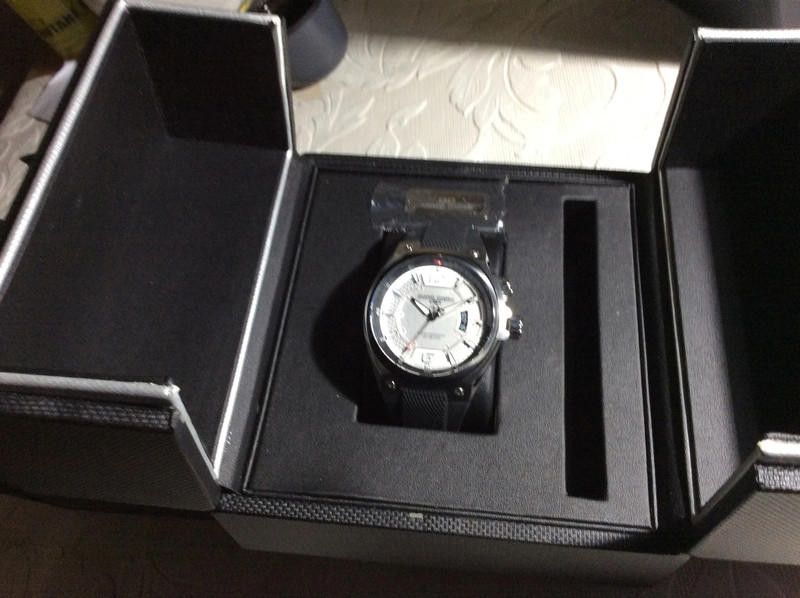 Designer Jorg Gray Men's silver dial black leather strap watch Size ONE SIZE - 12 Thumbnail