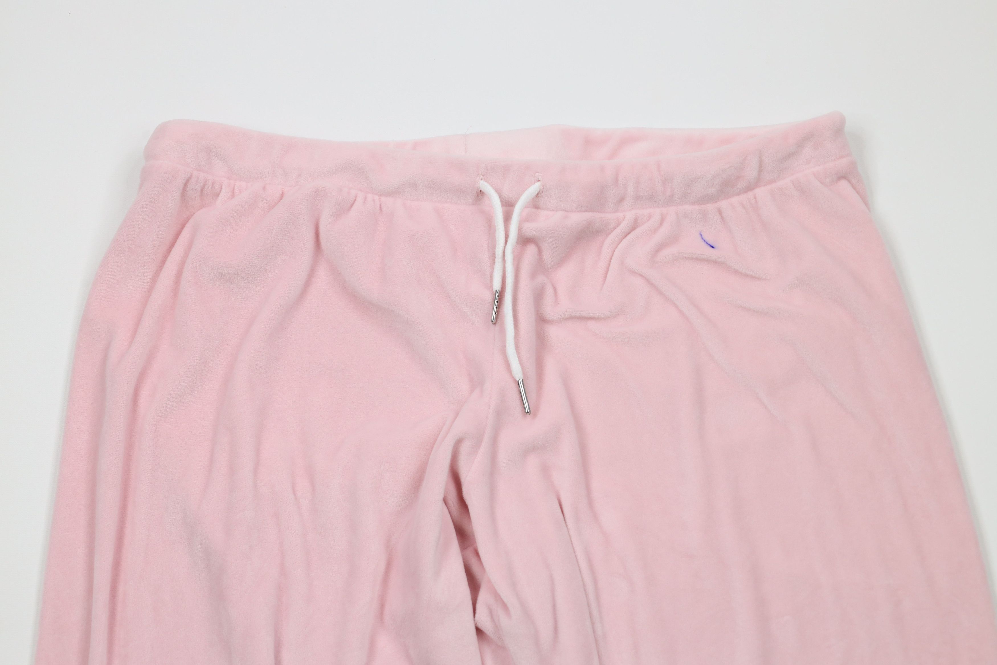 Juicy Couture × Vintage Vintage Y2K Juicy Couture Soft Velour 2 Piece Track Suit Size XL / US 12-14 / IT 48-50 - 14 Thumbnail