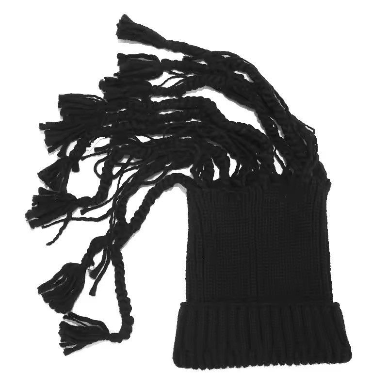 Handmade Knitted Designer Hip Hop Punk Dreadlocks Gothic Hat Size ONE SIZE - 5 Thumbnail
