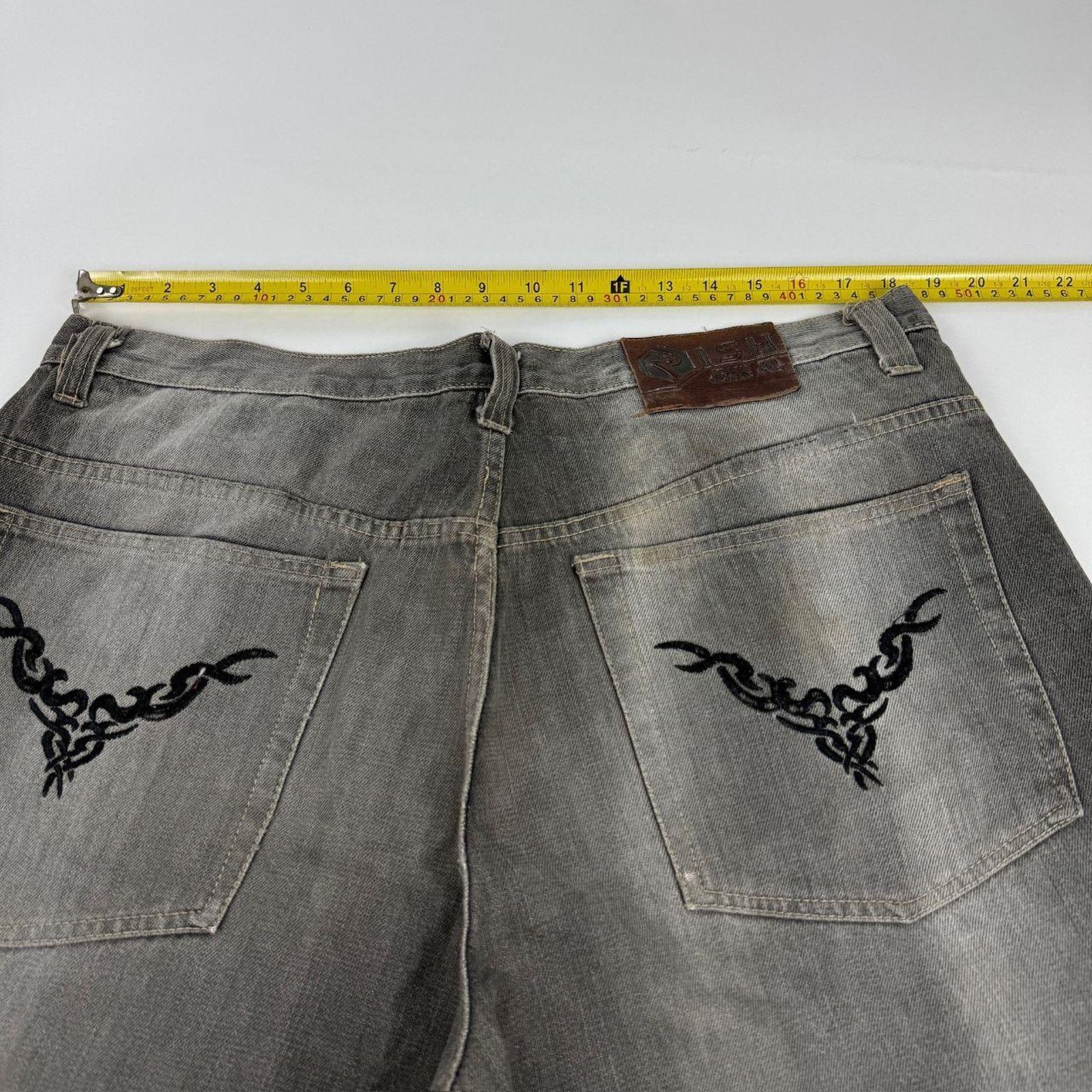 メンズ 00s archive ARMANI wide buggy denim y2k