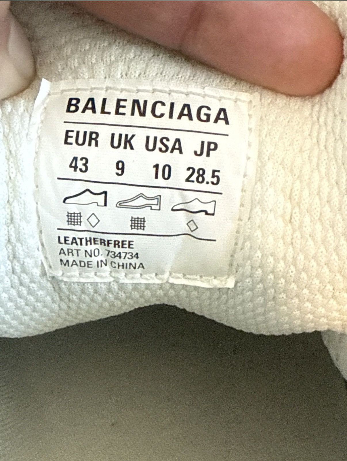 Balenciaga Balenciaga track runner Size US 10.5 / EU 43-44 - 6 Thumbnail