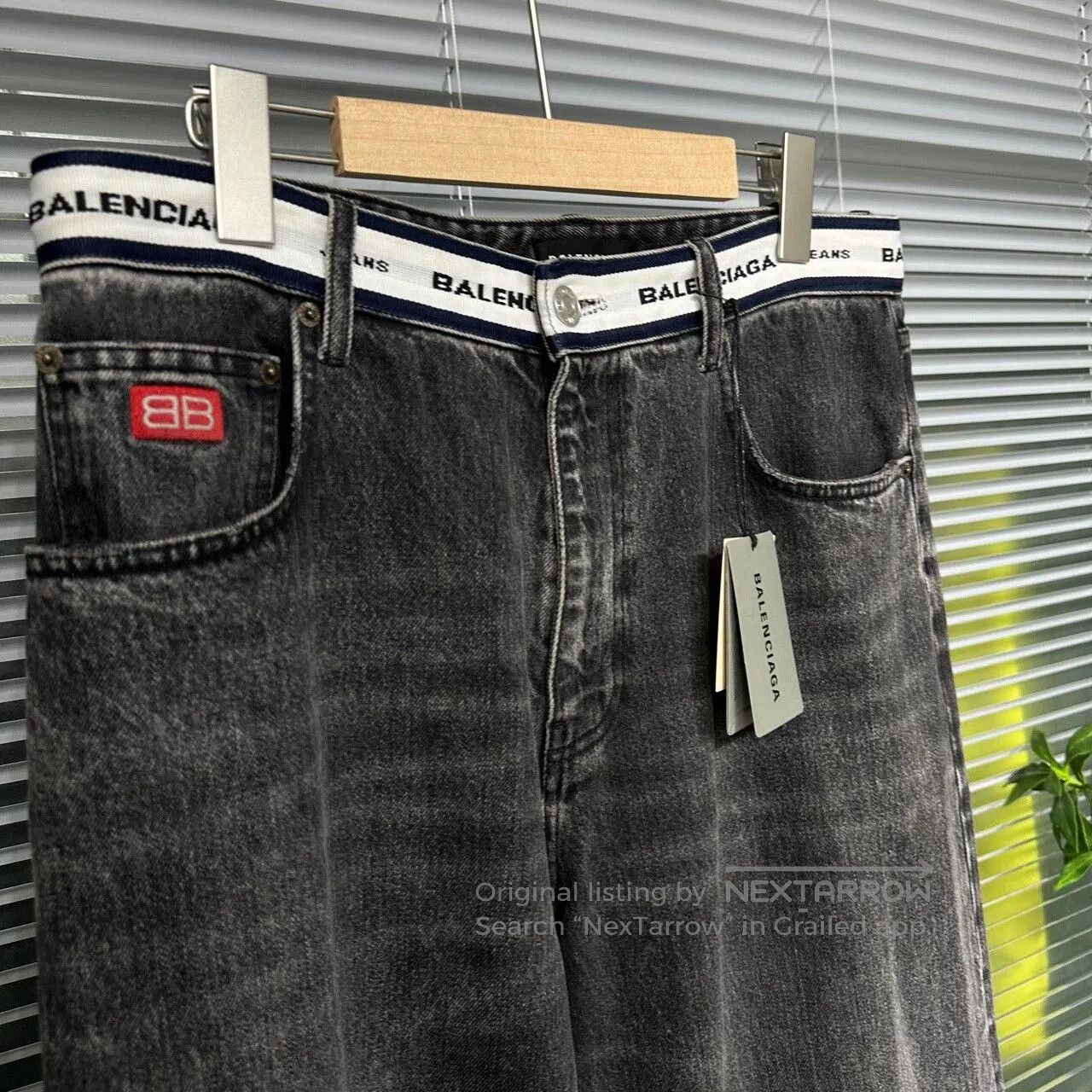 Balenciaga Balenciaga Original Heavy Wash Denim Jeans. Size US 26 / EU 42 - 3 Thumbnail