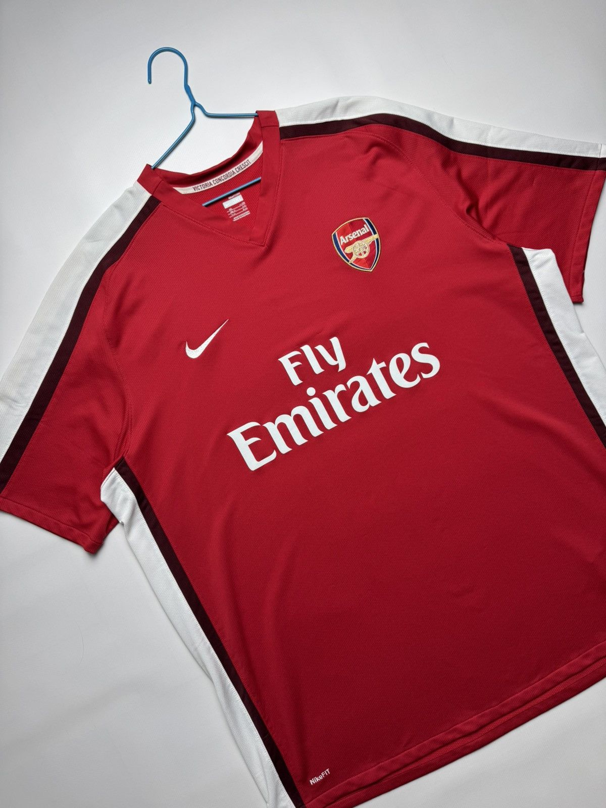 Nike Vintage 2008-2010 Arsenal Home Jersey - Nike Fly Emirates Size US XXL / EU 58 / 5 - 2 Thumbnail
