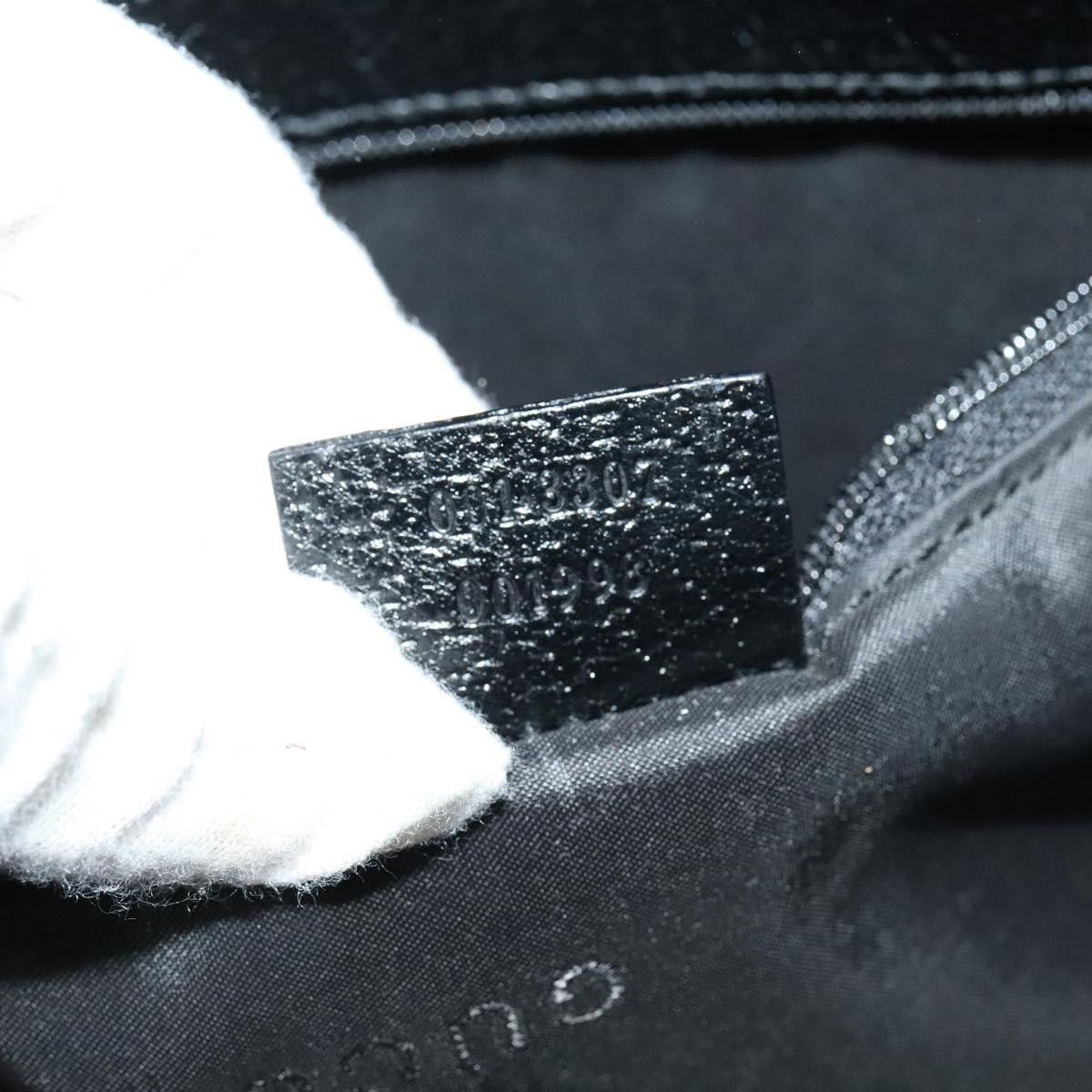 Gucci GUCCI Shoulder Bag Nylon Leather Black Silver 001 001 Size ONE SIZE - 19 Thumbnail