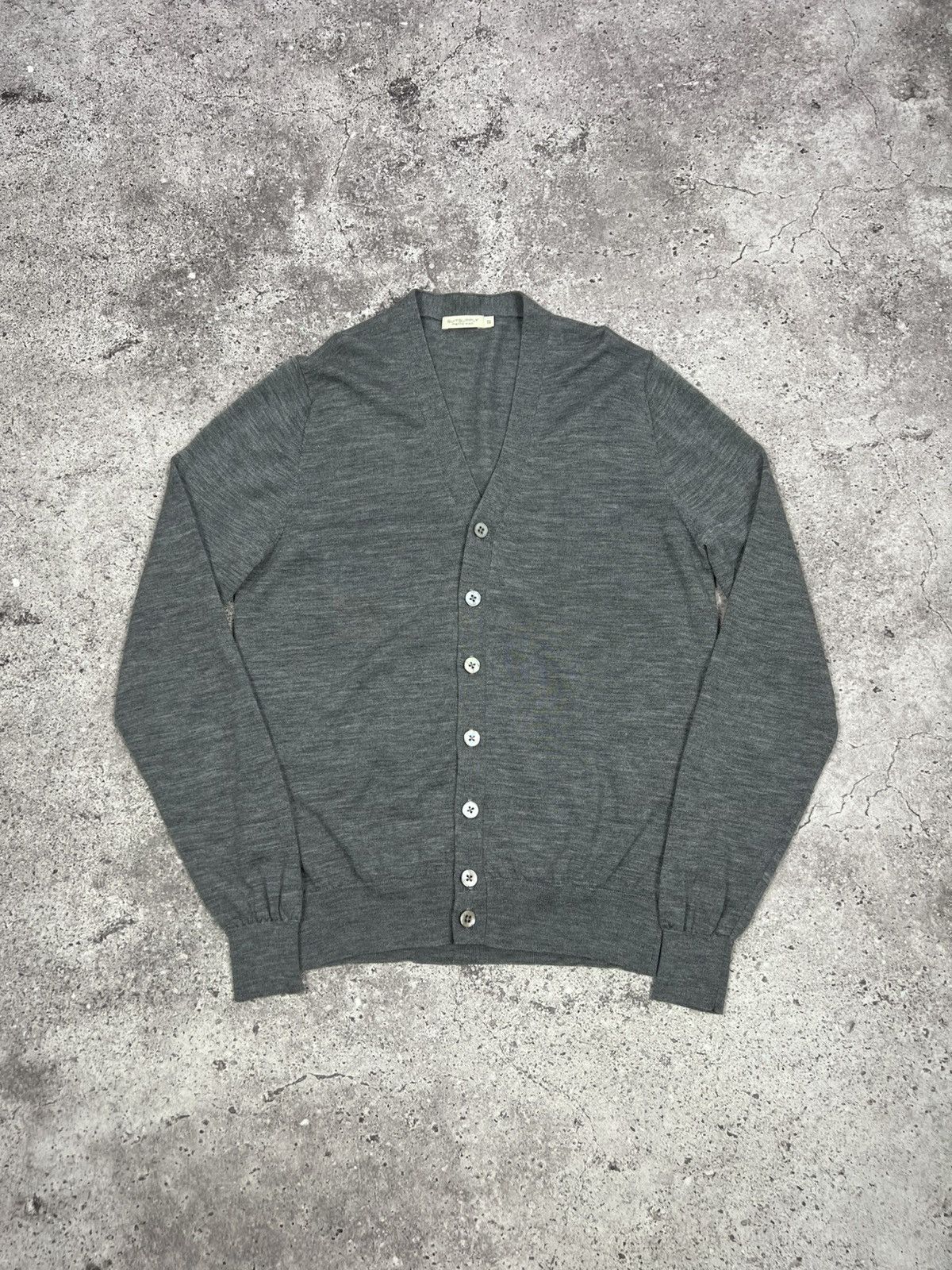 Suitsupply Suitsupply Merino Wool Cardigan Sweater Men’s Size US S / EU 44-46 / 1 - 1 Thumbnail