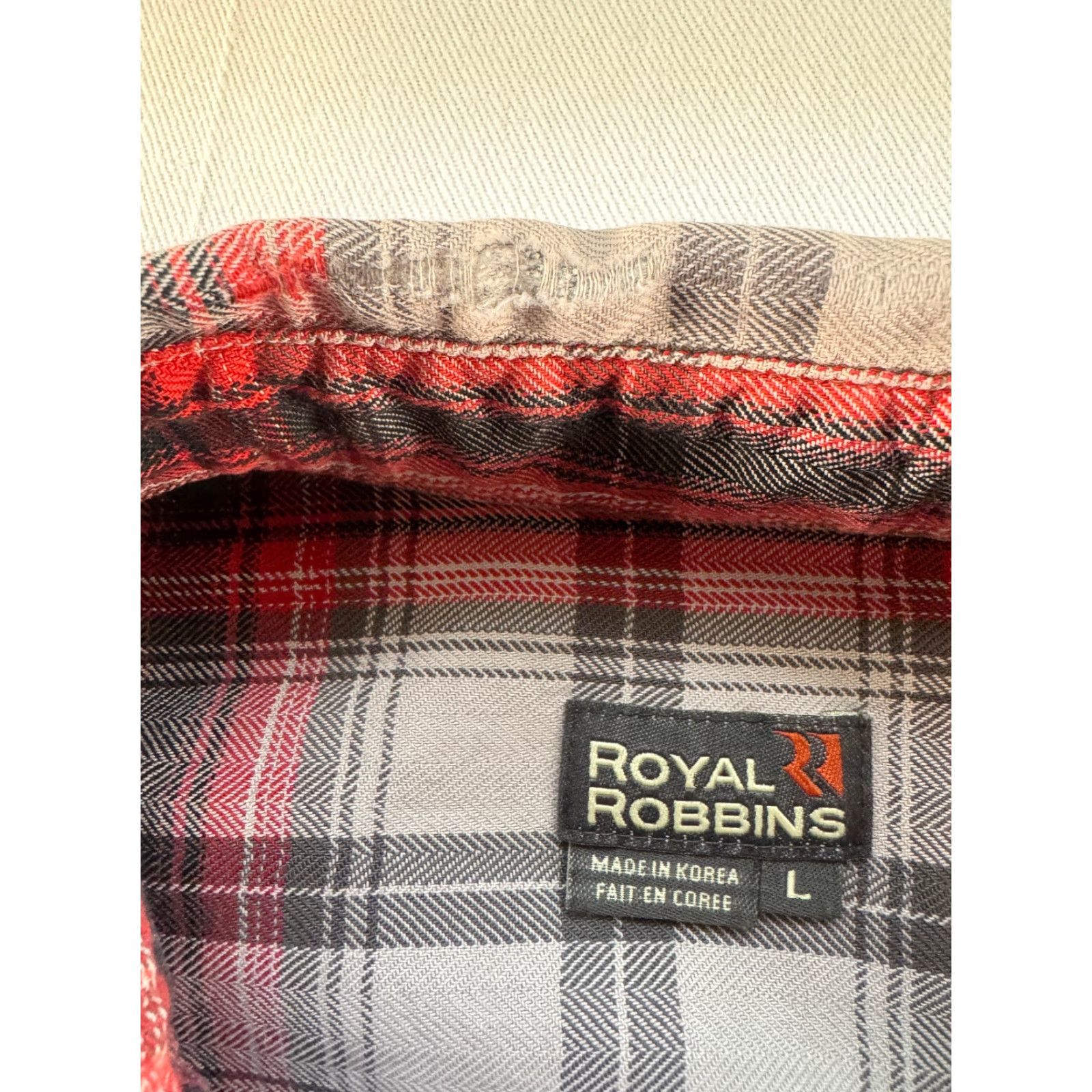 Royal Robbins Royal Robbins Shirt Men's Large Long Sleeve Plaid 100% Cotton Button-Up 1781 Size US L / EU 52-54 / 3 - 3 Thumbnail
