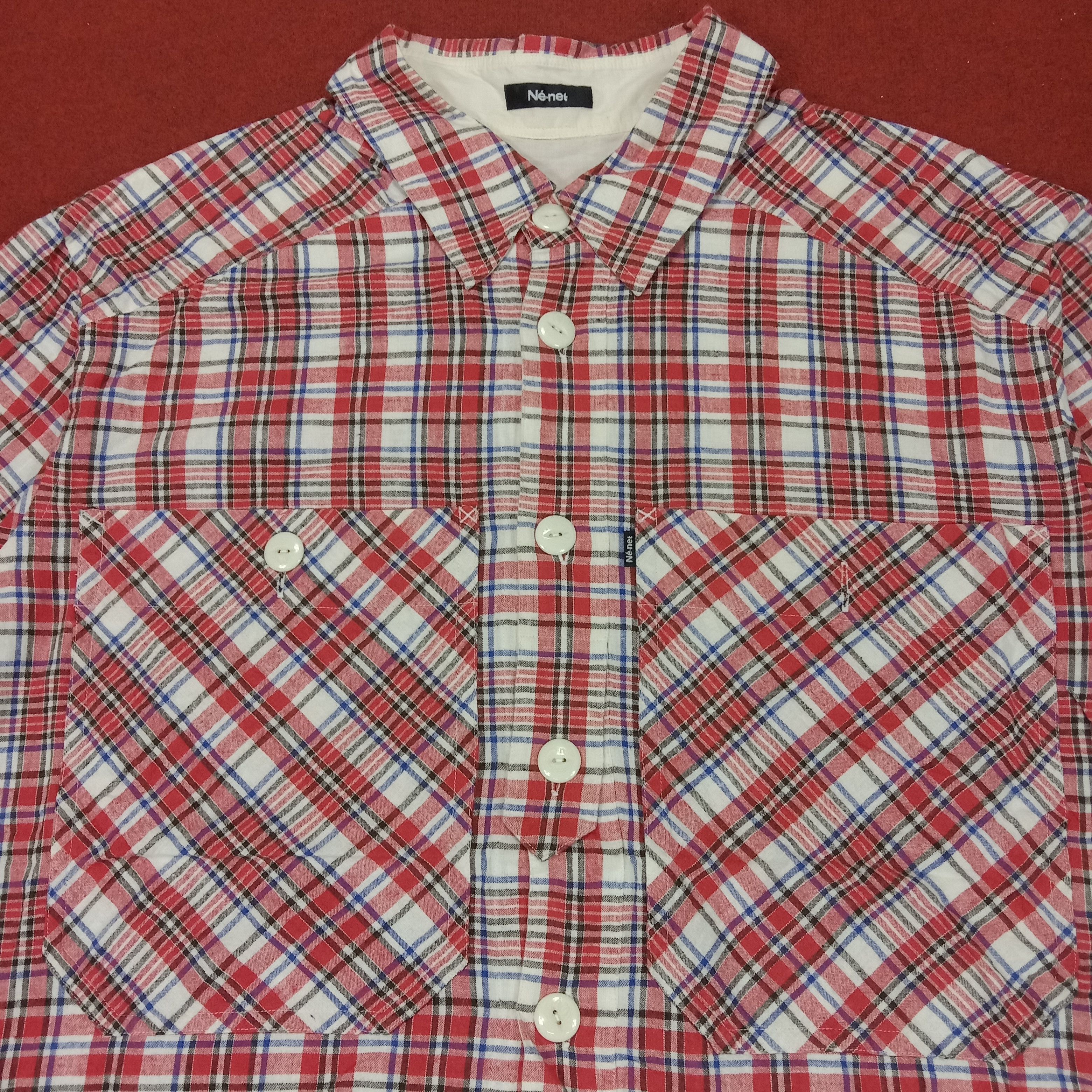 Designer × Issey Miyake × Ne-Net Ne Net Japanese Designer Brand Fashion Style Shirt Jacket Size US XL / EU 56 / 4 - 2 Thumbnail