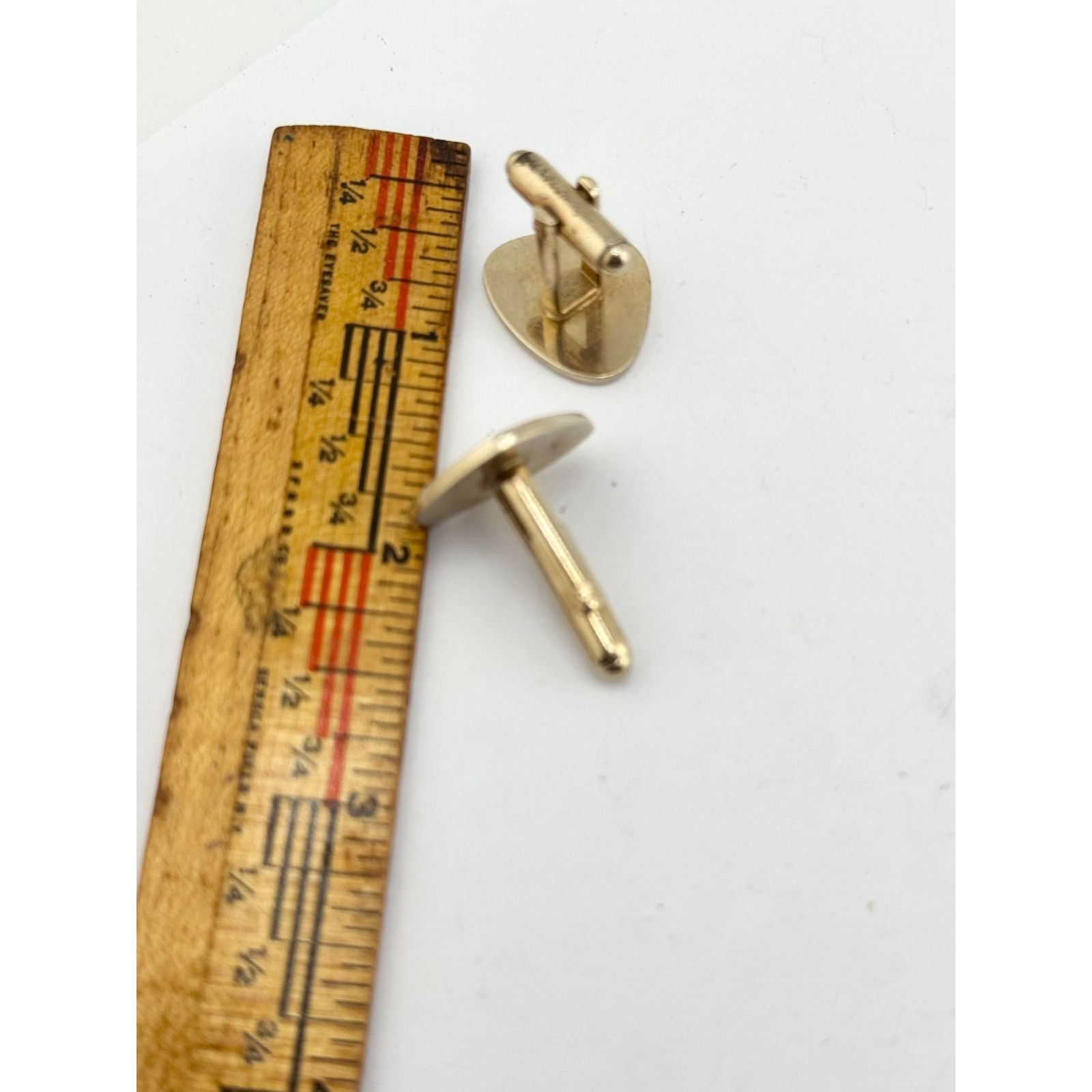 Vintage Vintage gold tone unisex cuff links Size ONE SIZE - 4 Thumbnail