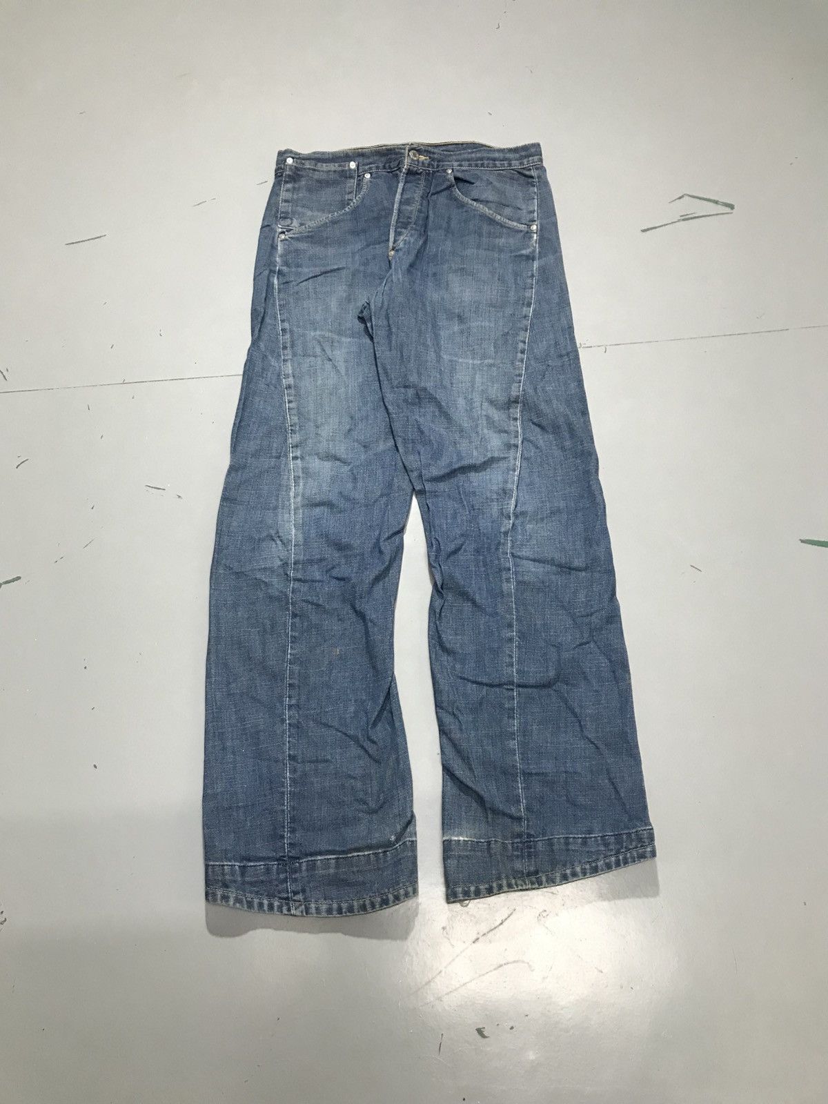 Levi's Vintage Levi’s engineer jeans buckle belt denim Size US 32 / EU 48 - 1 Thumbnail