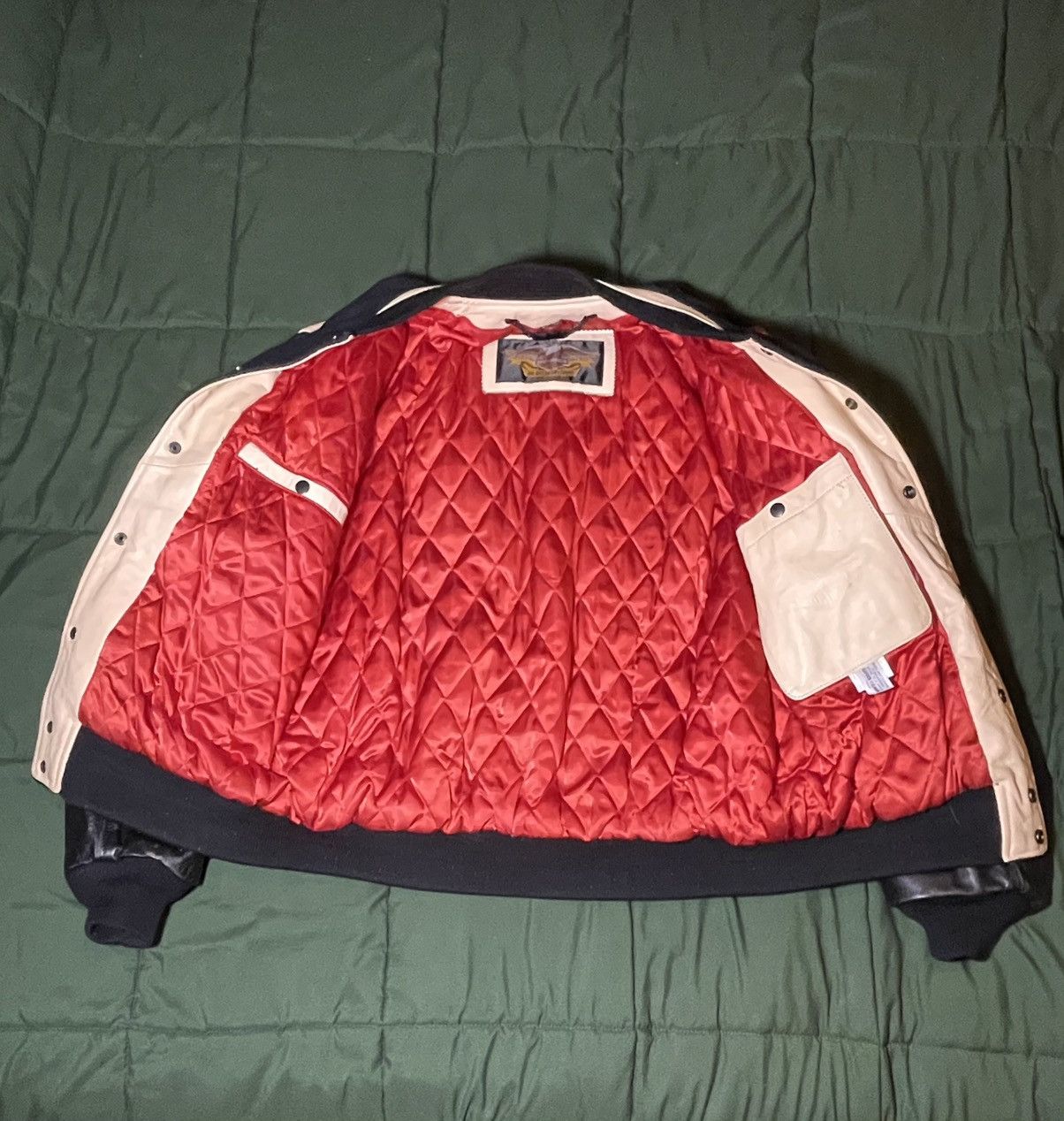 Harley Davidson Vintage Harley-Davidson Varsity Letterman Size US L / EU 52-54 / 3 - 2 Thumbnail