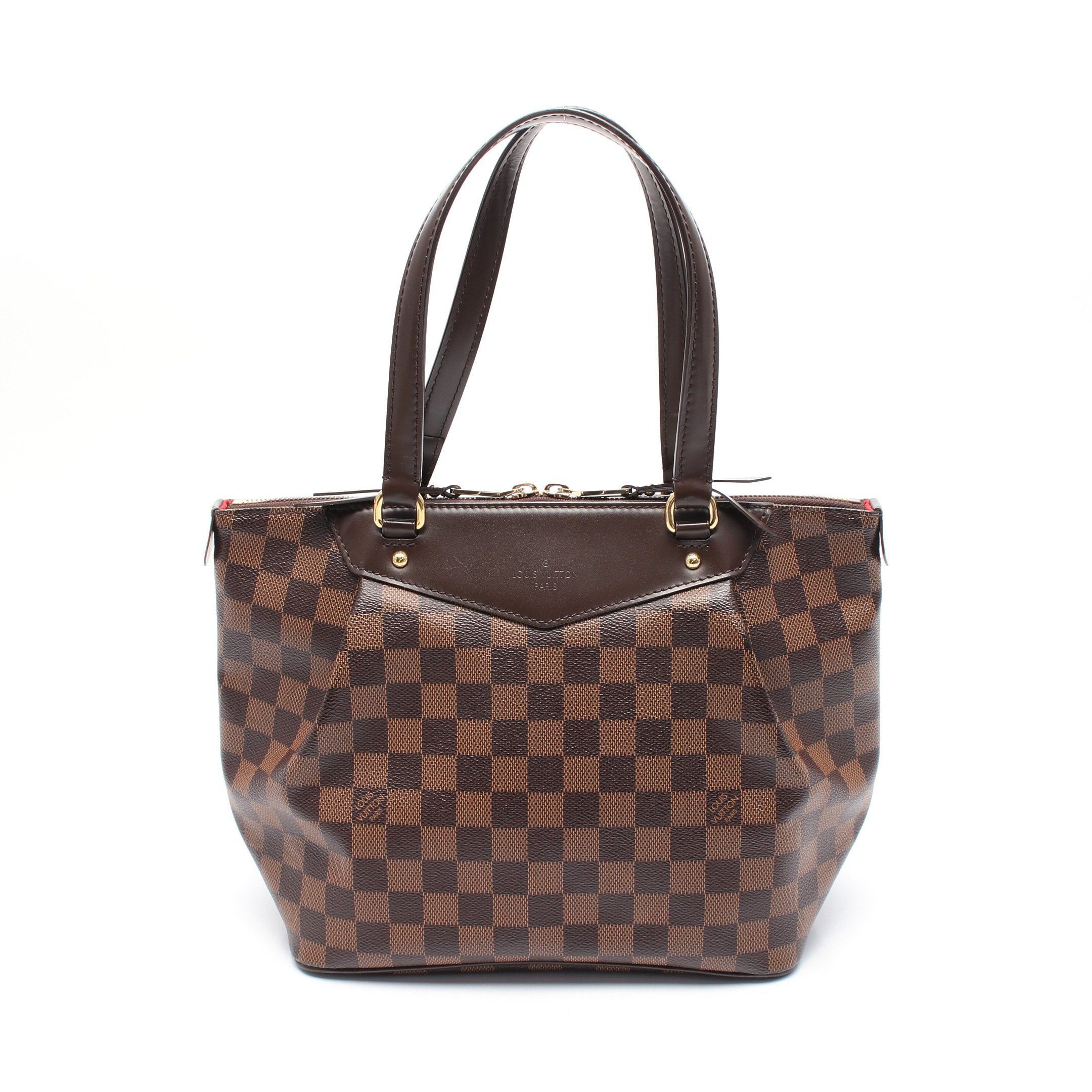 Louis Vuitton Louis Vuitton Westminster Pm Damier Ebene Handbag Tote Bag Leather Brown Size ONE SIZE - 1 Thumbnail