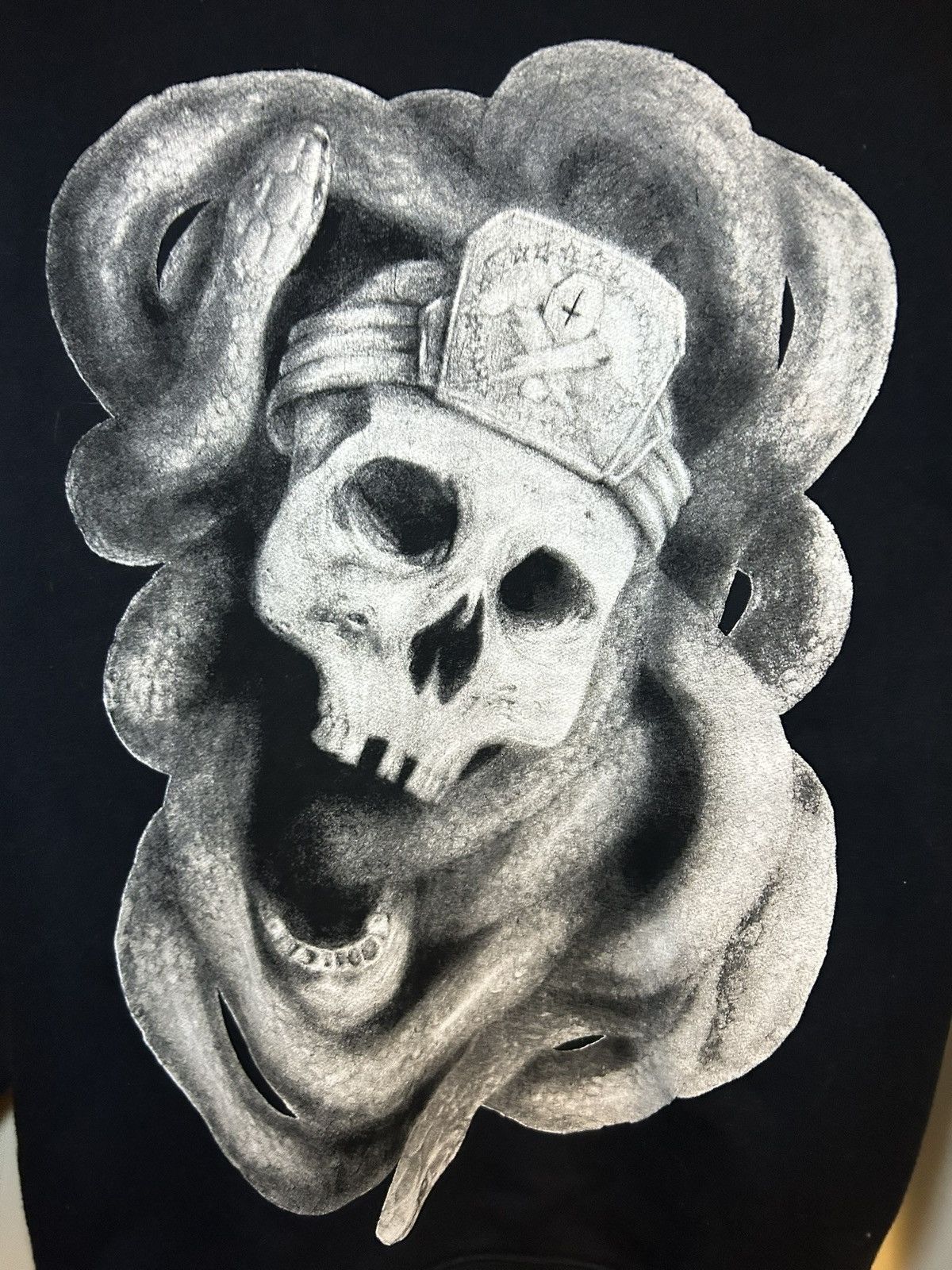 Flying Coffin Flying Coffin snake & skull print crewneck sweatshirt Size US M / EU 48-50 / 2 - 5 Thumbnail