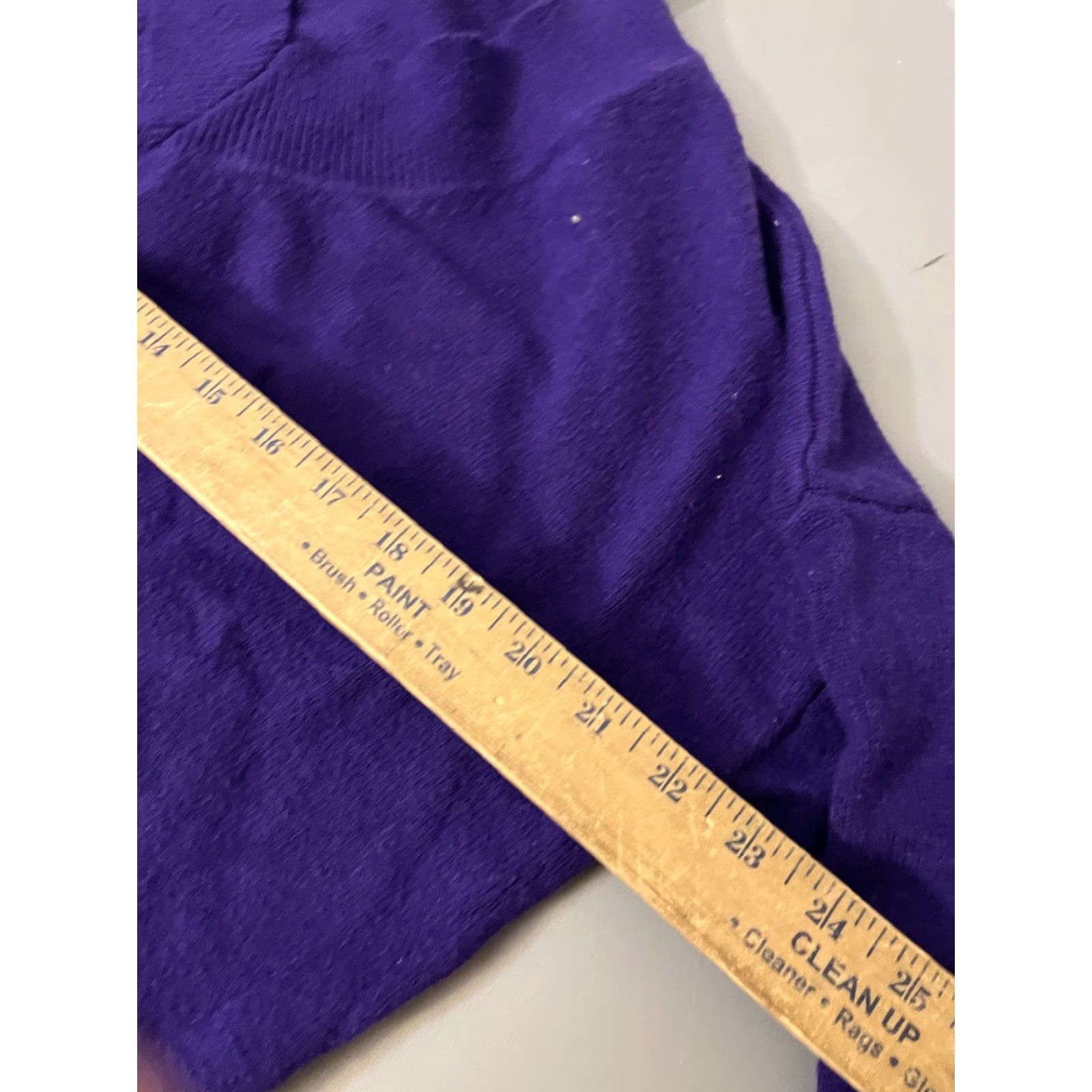 Vintage Philosophy Womens Pullover Sweater Long Sleeve V-Neck Purple L Size Knit Nylon Polyester Viscose BASIC Size L / US 10 / IT 46 - 5 Thumbnail